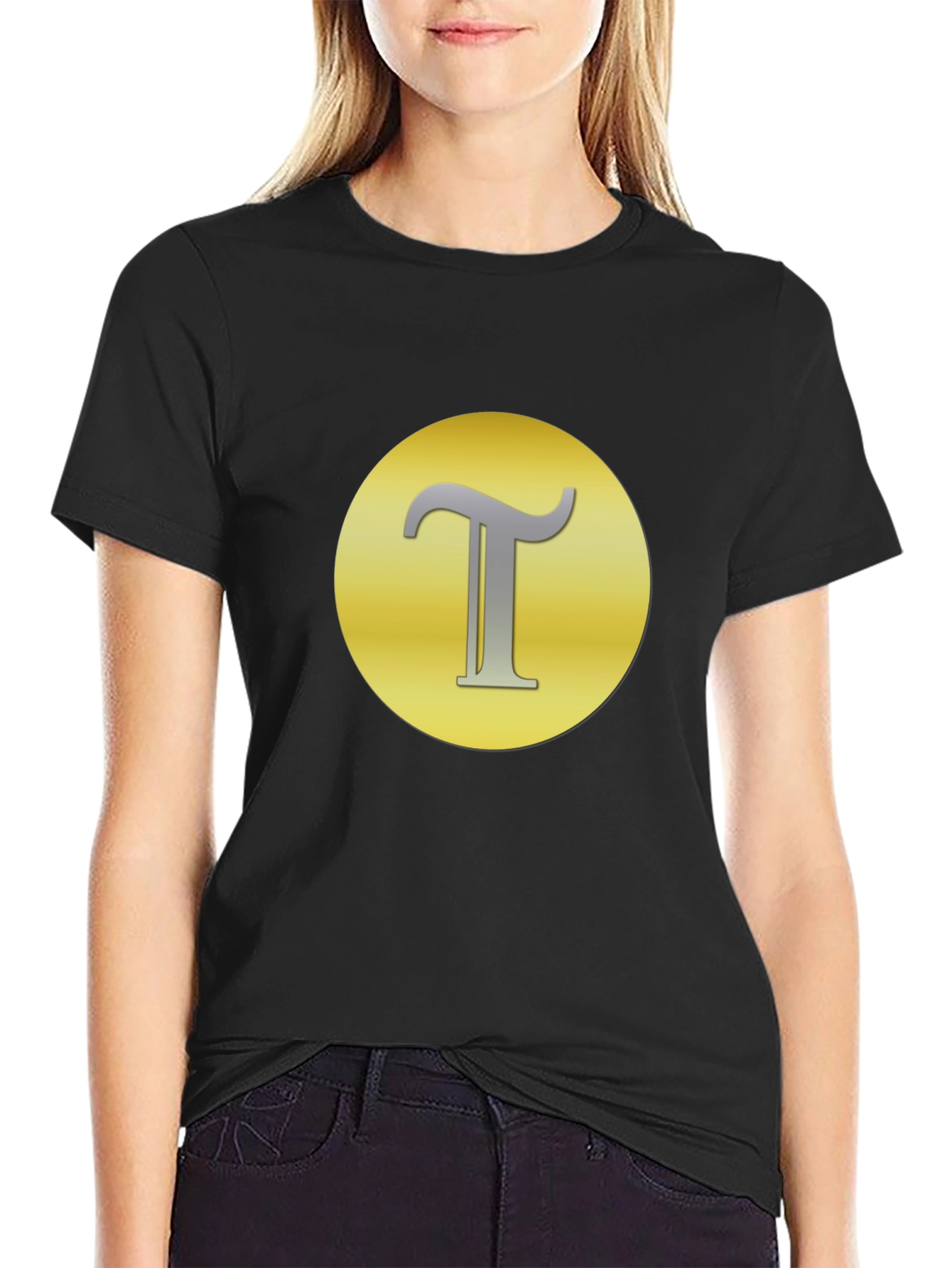 Letter T Graphic Tee - Stylish Casual Wear