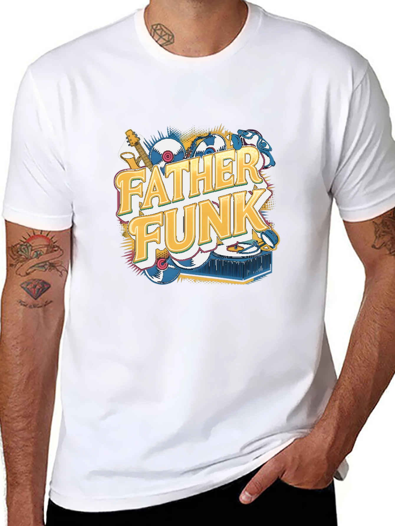 Father Funk Graphic T-Shirt - Cool Dad Tee