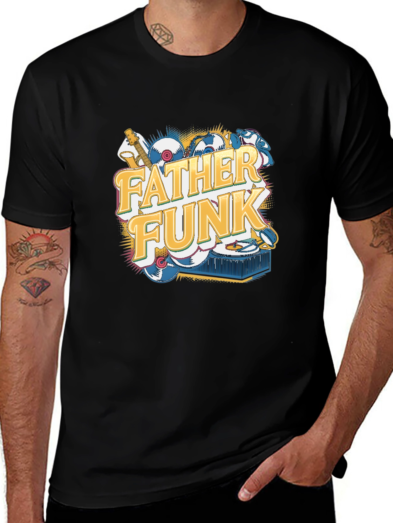 Father Funk Graphic T-Shirt - Cool Dad Tee