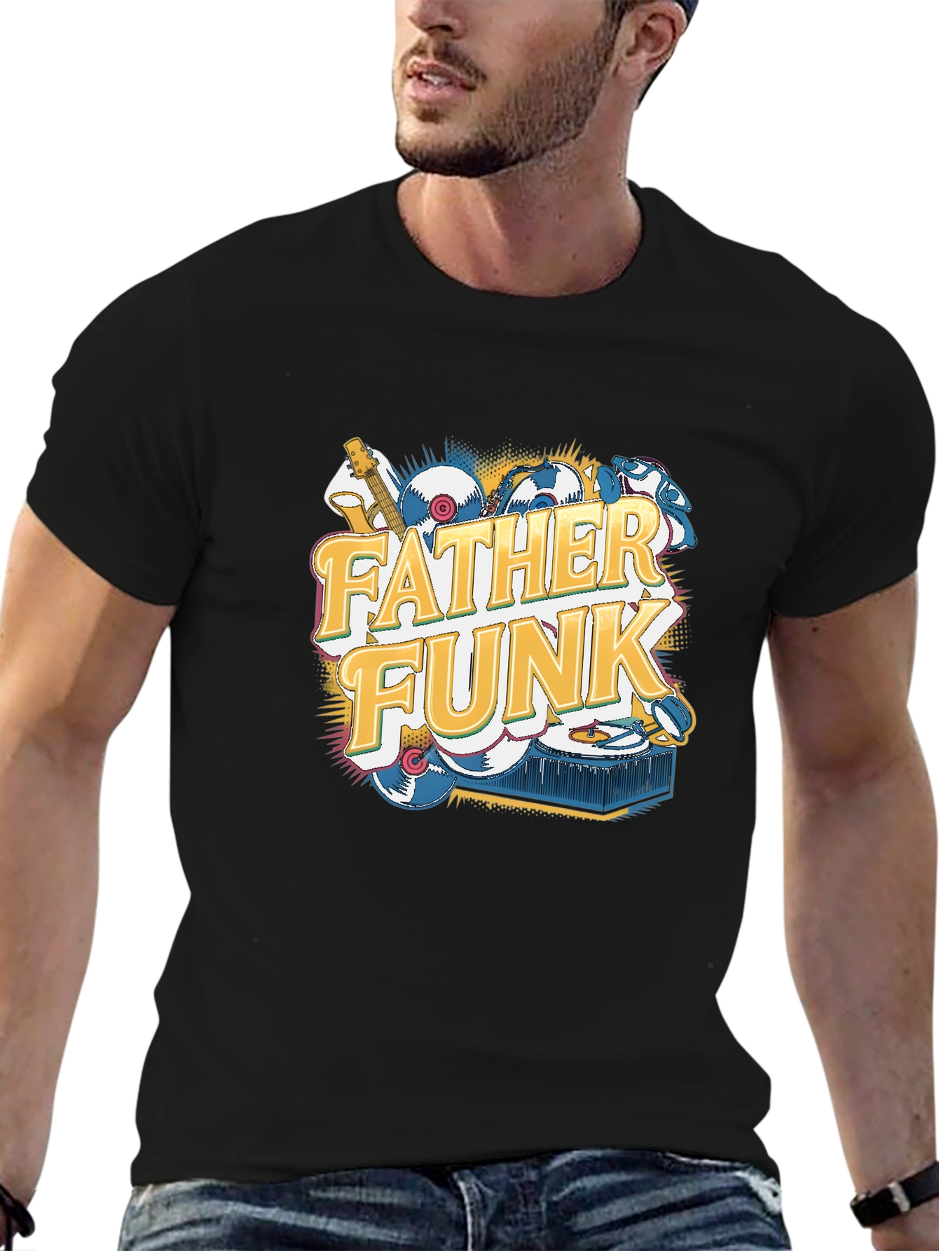 Father Funk Graphic T-Shirt - Cool Dad Tee