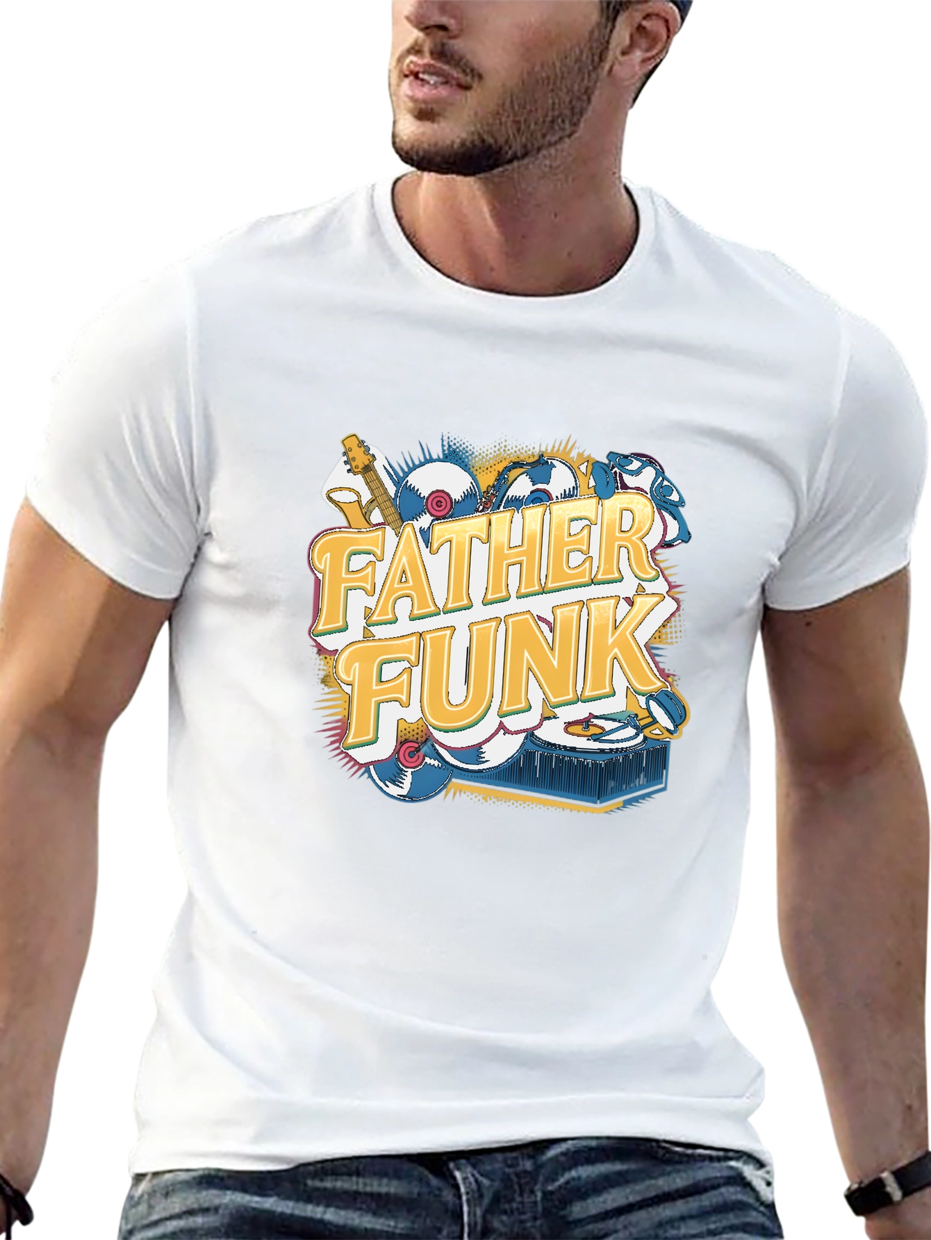 Father Funk Graphic T-Shirt - Cool Dad Tee