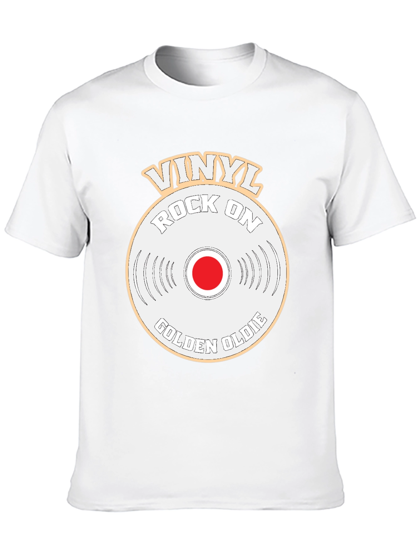 Vinyl Rock On Golden Oldie T-Shirt