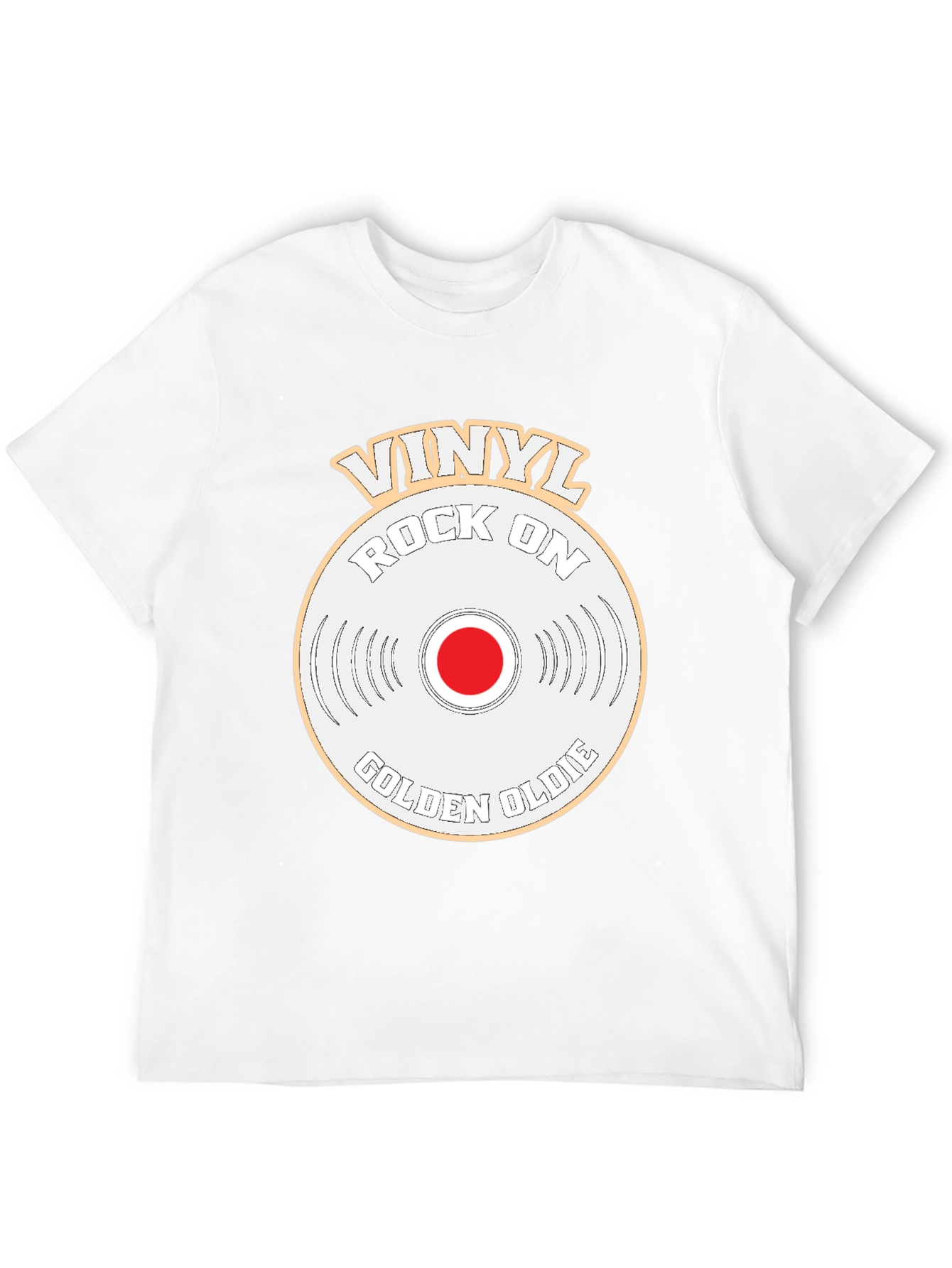 Vinyl Rock On Golden Oldie T-Shirt