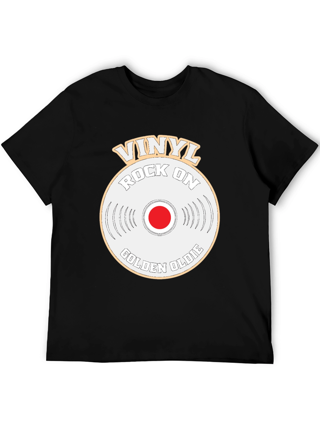 Vinyl Rock On Golden Oldie T-Shirt