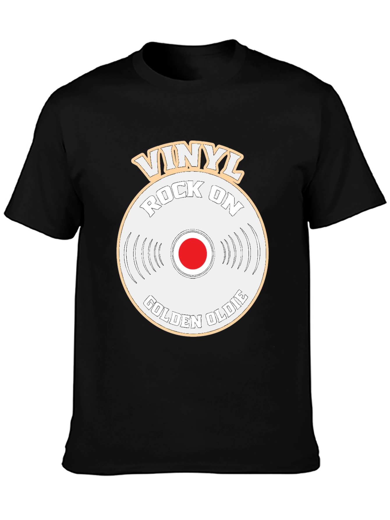 Vinyl Rock On Golden Oldie T-Shirt
