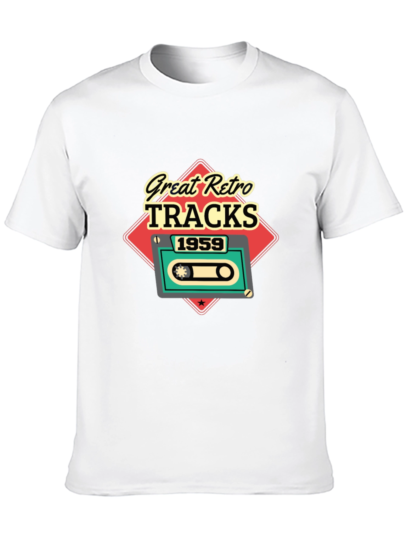Great Retro Tracks 1959 Graphic Tee