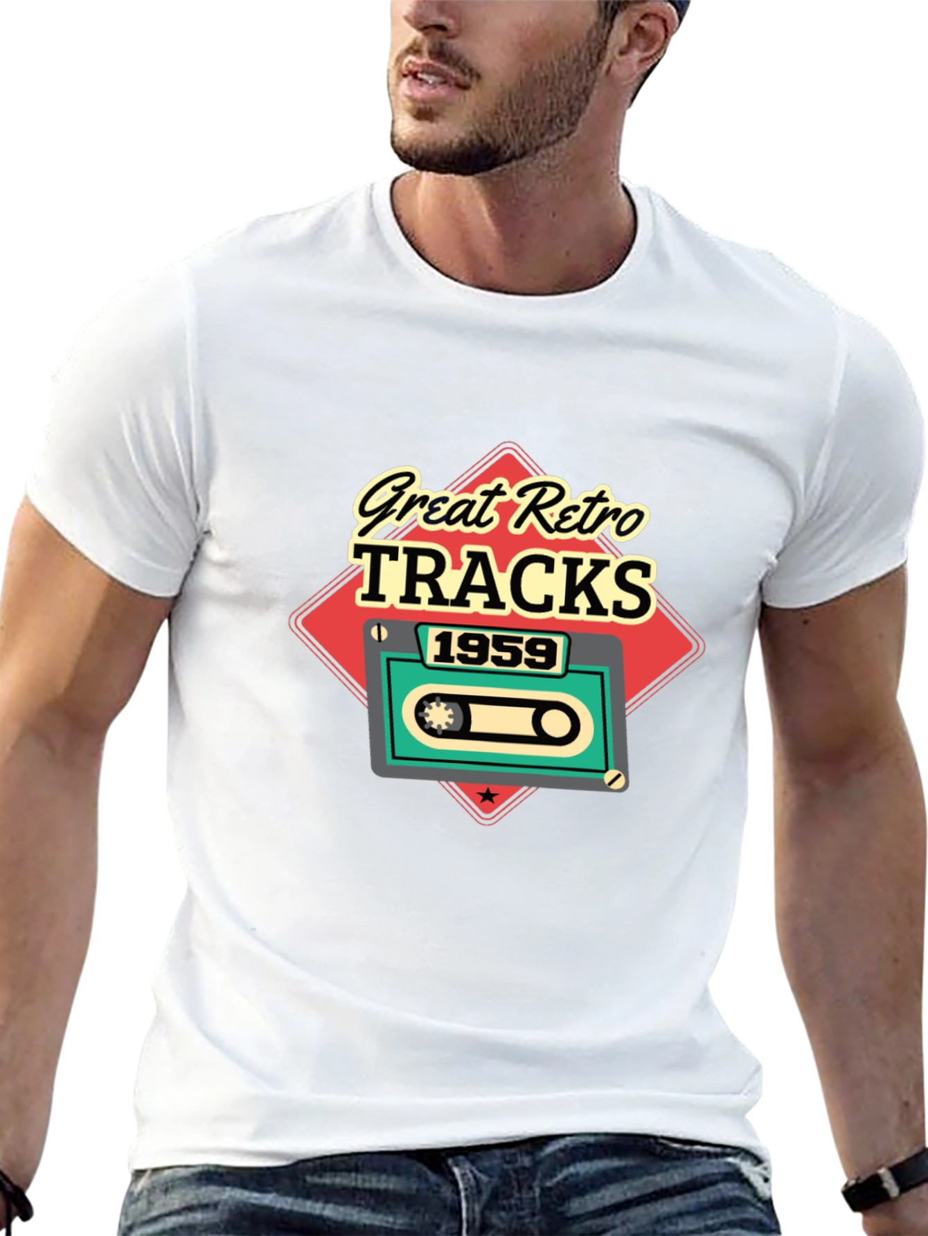 Great Retro Tracks 1959 Graphic Tee