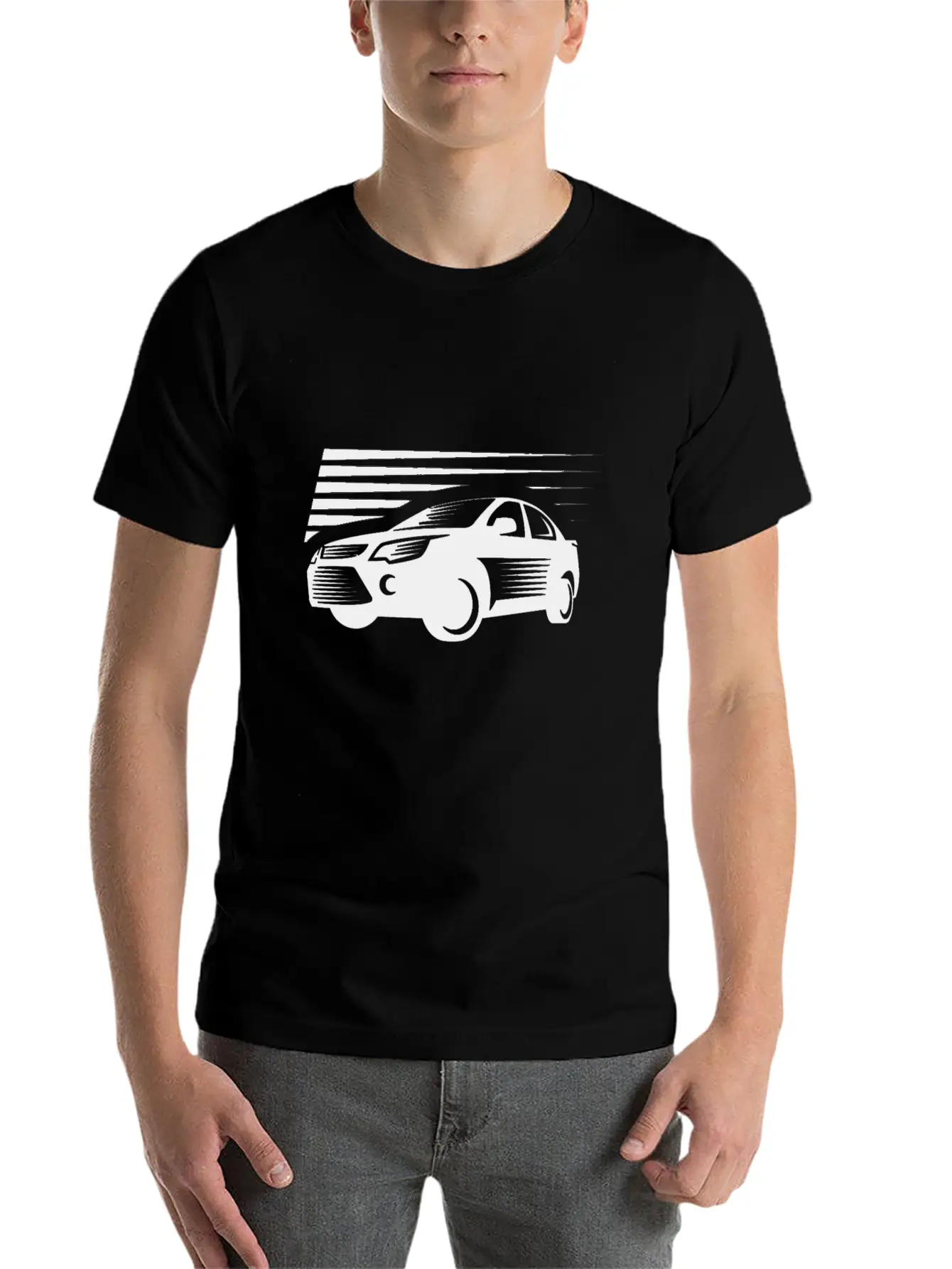 Modern Car Unisex Casual T-Shirt – Clean Design For Daily Comfort