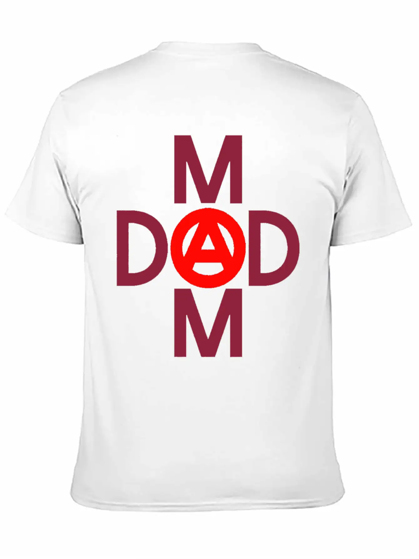 Mom Dad Title Of Creativity Calligraphy Text Arts Unisex Casual T-Shirt – Clean Design For Daily Comfort