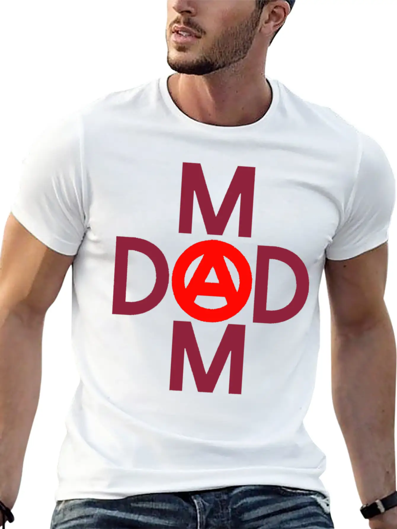 Mom Dad Title Of Creativity Calligraphy Text Arts Unisex Casual T-Shirt – Clean Design For Daily Comfort