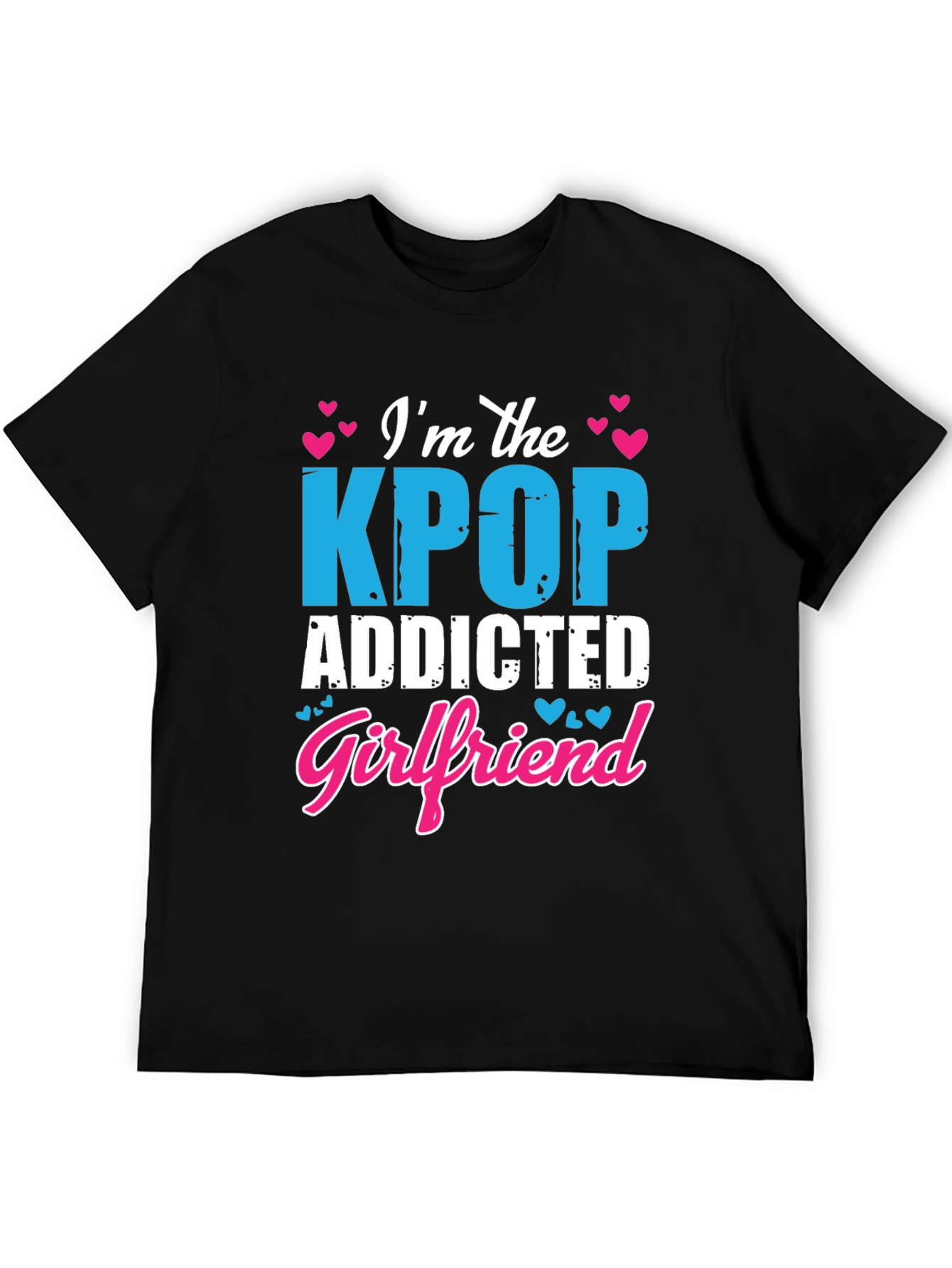 Kpop Addicted Girlfriend Graphic Tee