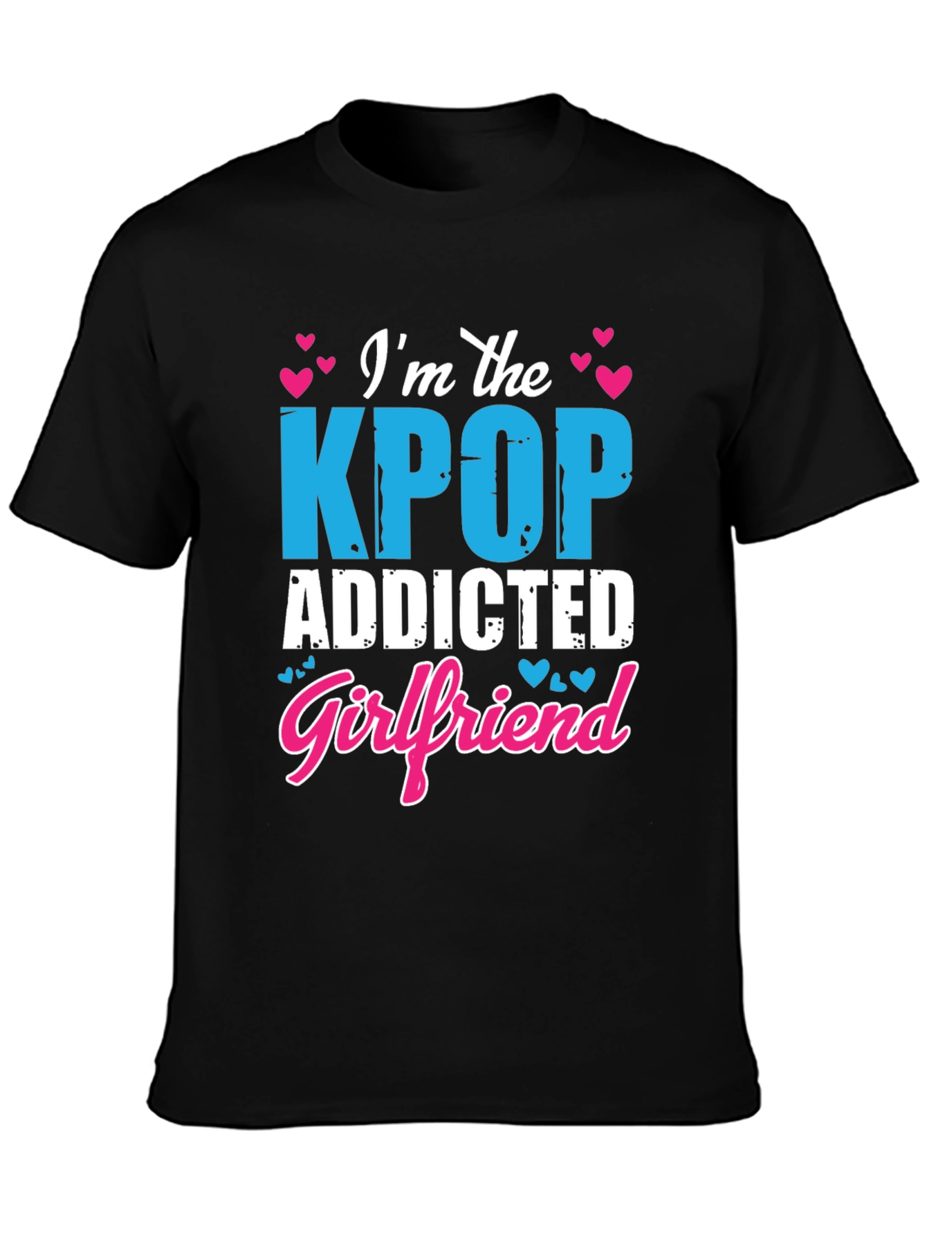 Kpop Addicted Girlfriend Graphic Tee