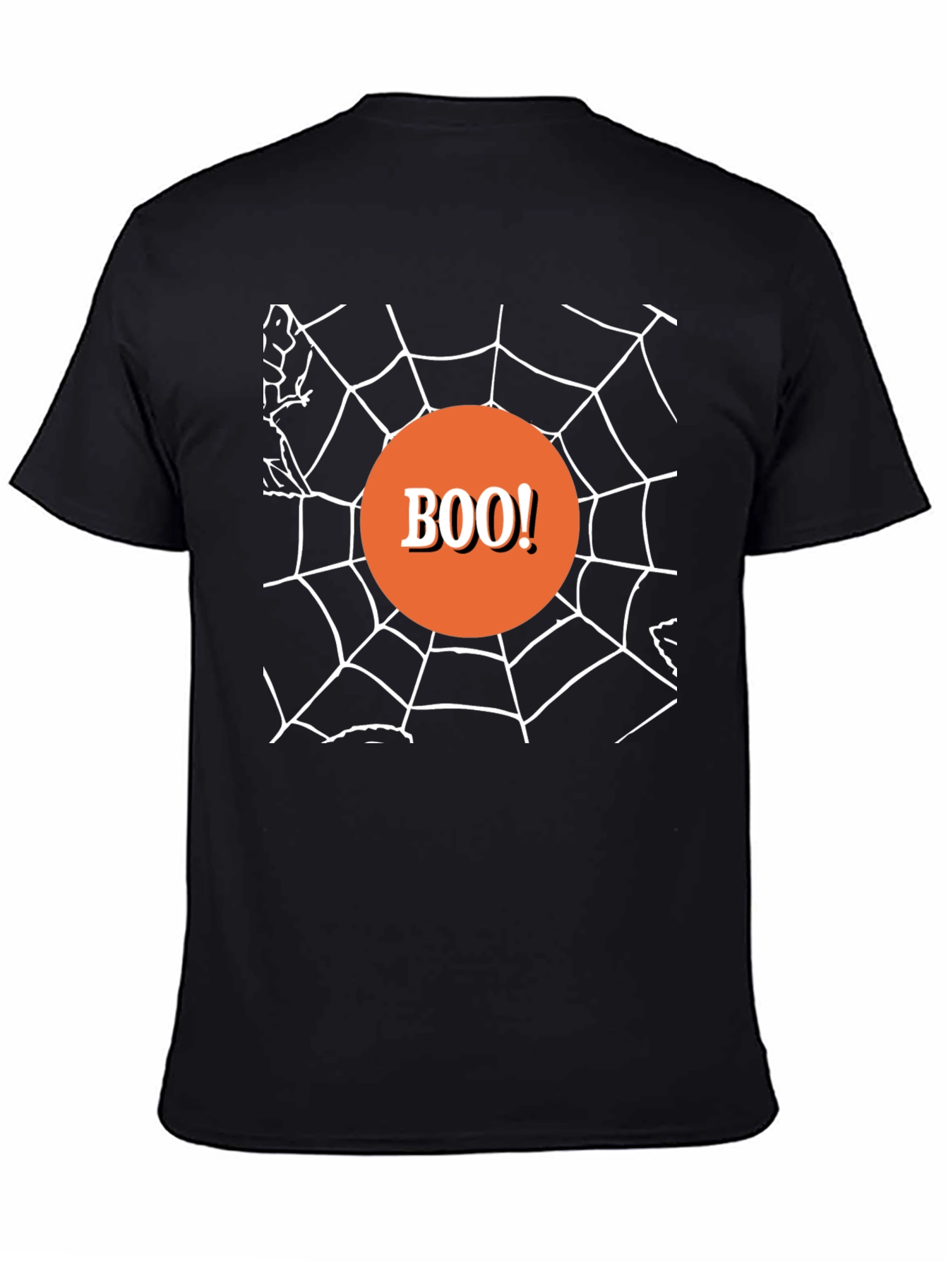Boo! Halloween Spiderweb T-Shirt