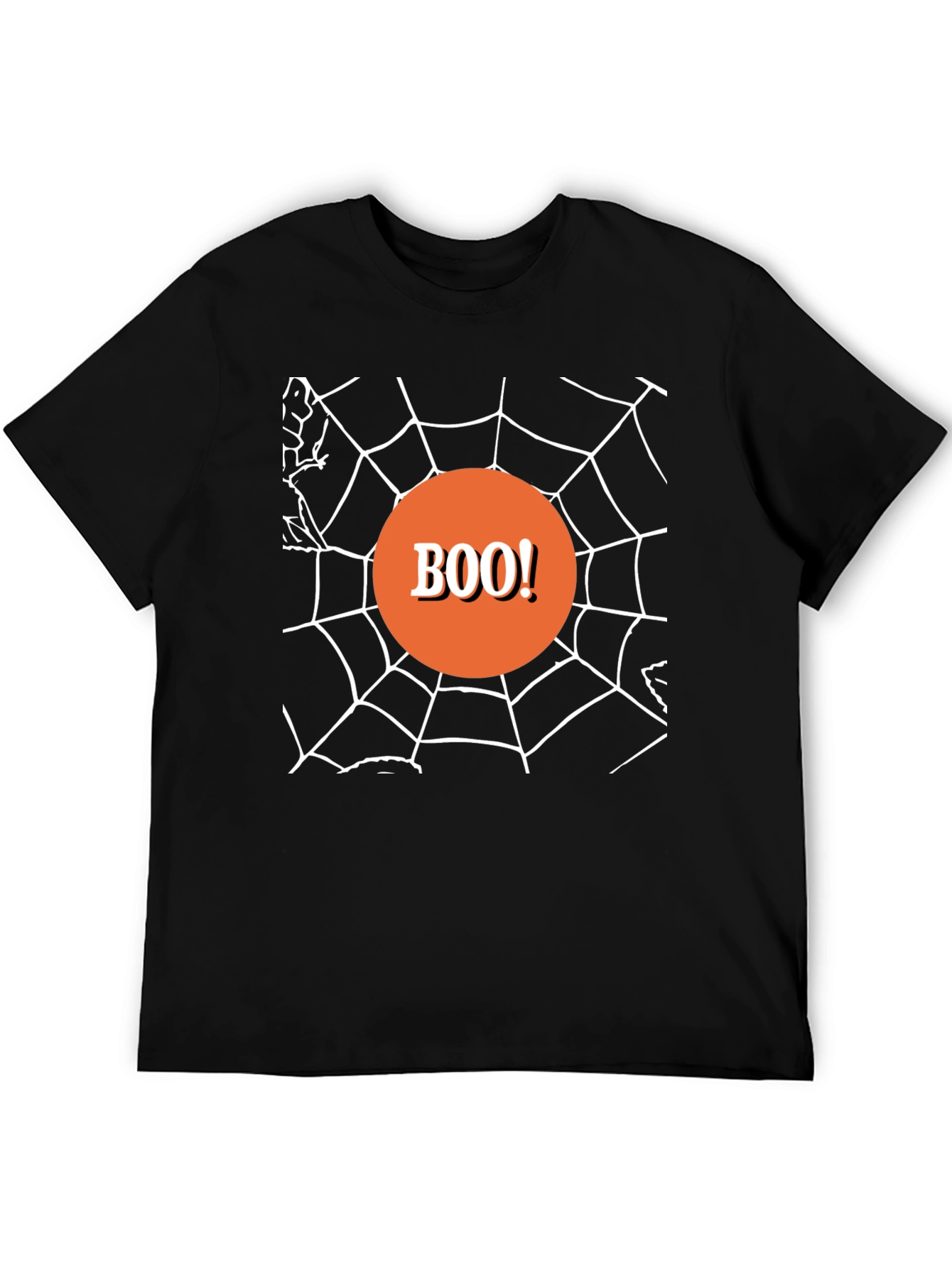 Boo! Halloween Spiderweb T-Shirt