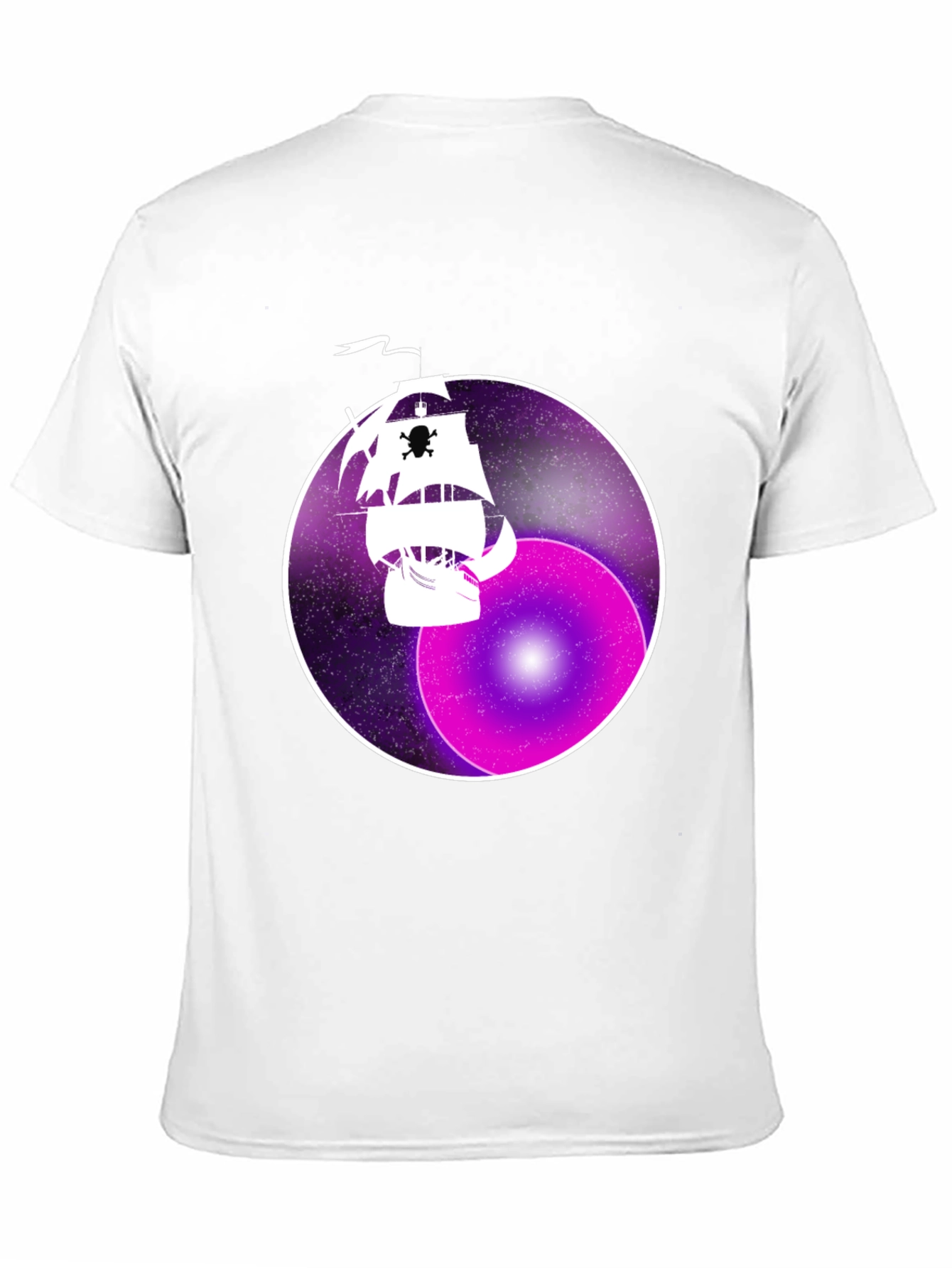 Space Pirate Ship Graphic T-Shirt