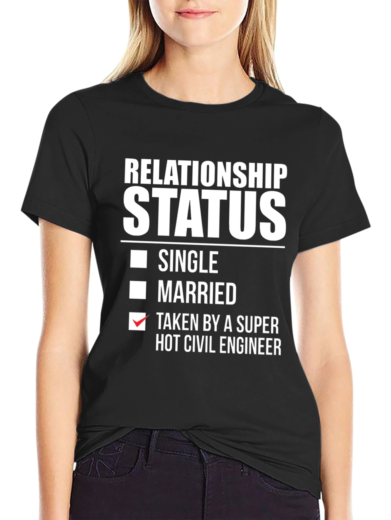 Civil Engineer Relationship Status T-Shirt
