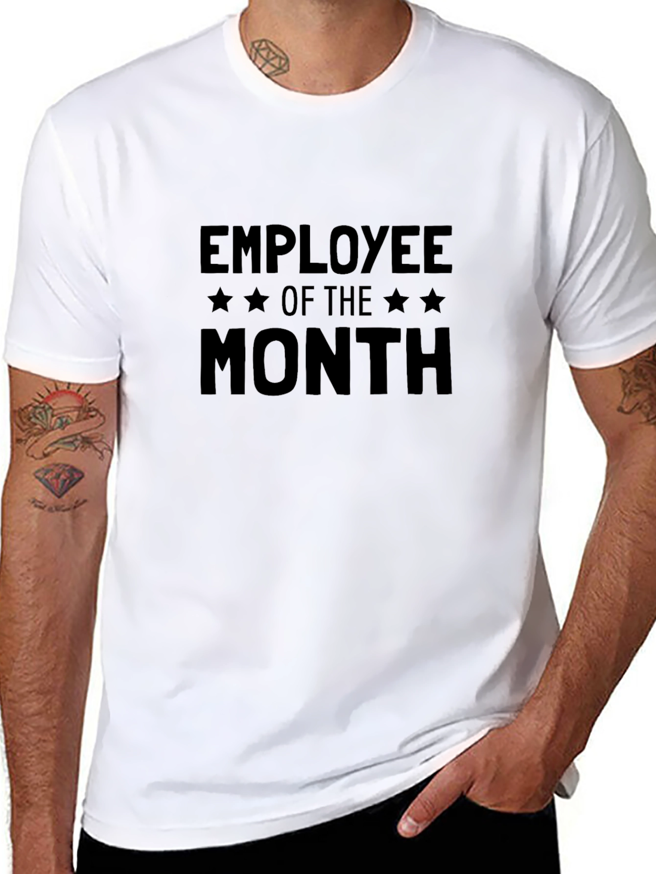 Employee of the Month Black Graphic T-Shirt