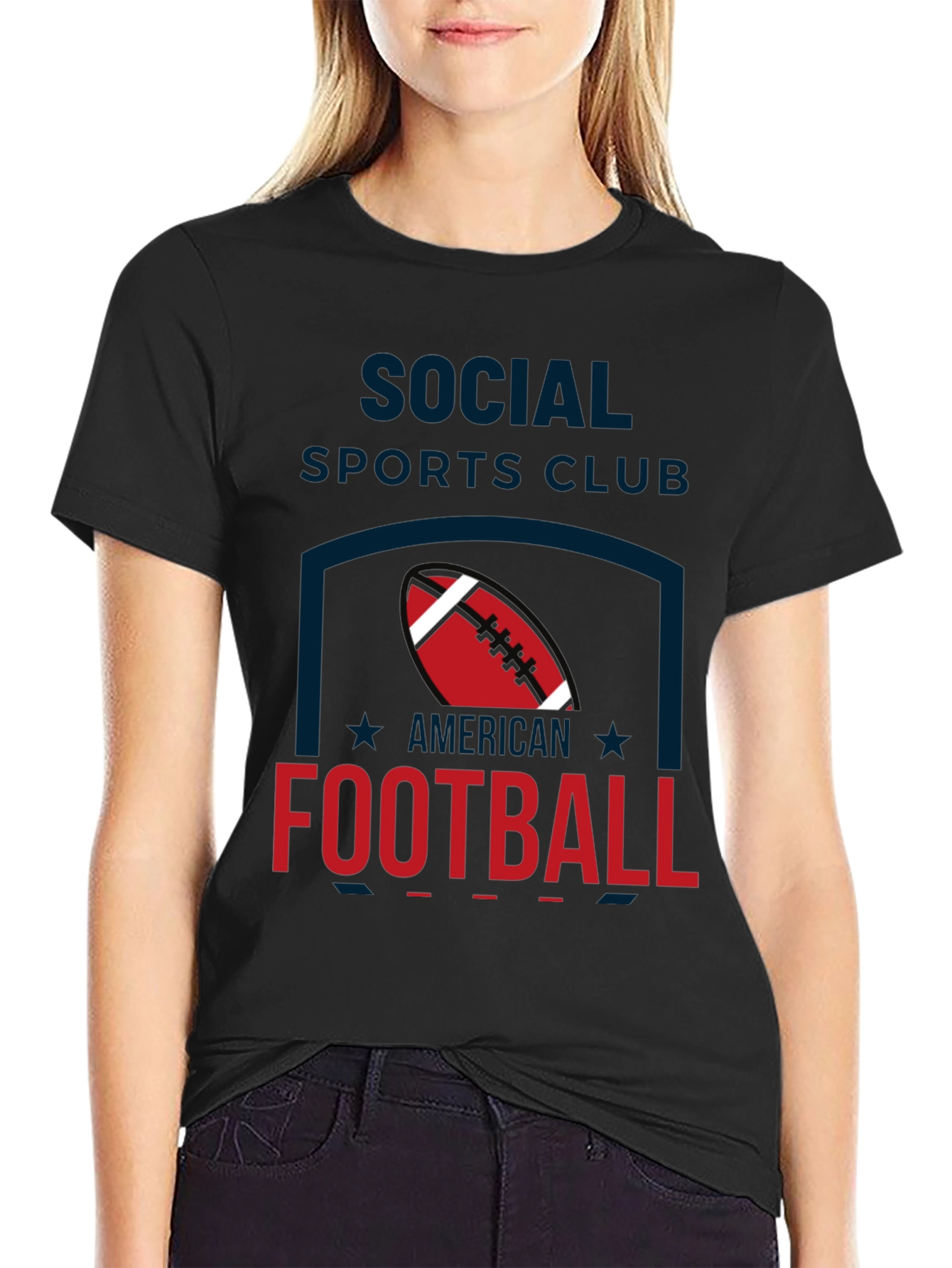 Social Sports Club Football T-Shirt