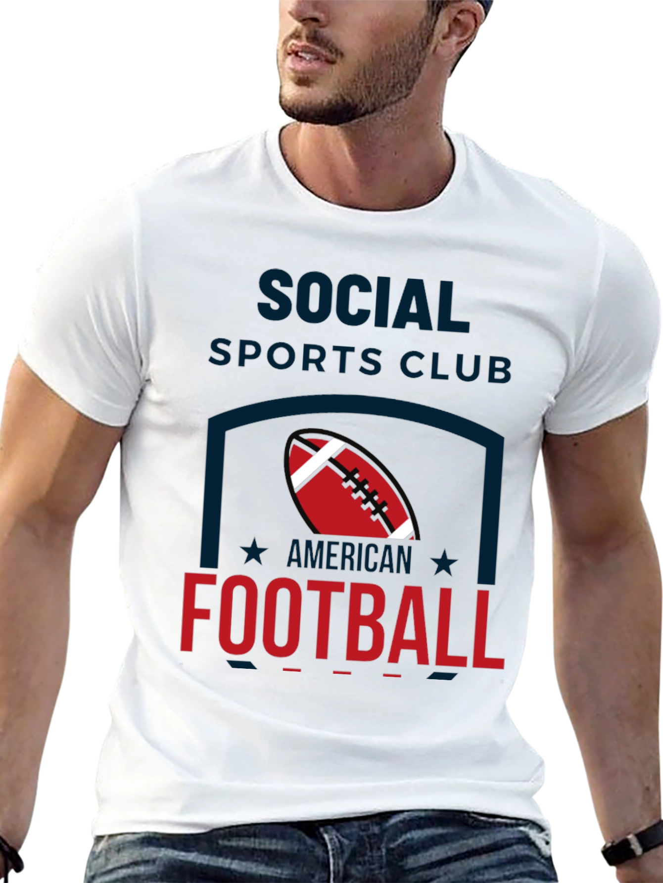 Social Sports Club Football T-Shirt