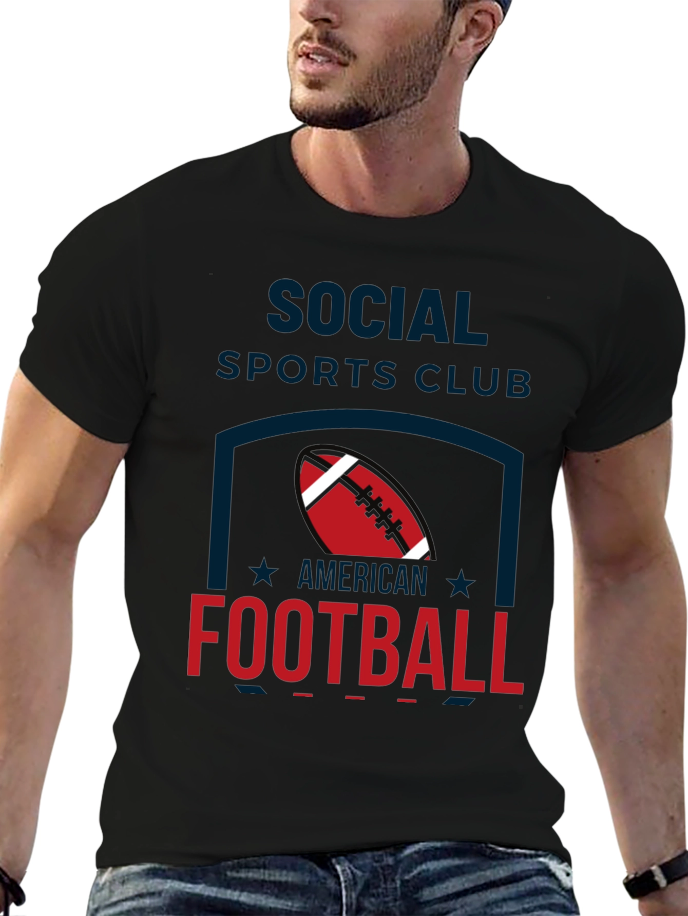 Social Sports Club Football T-Shirt