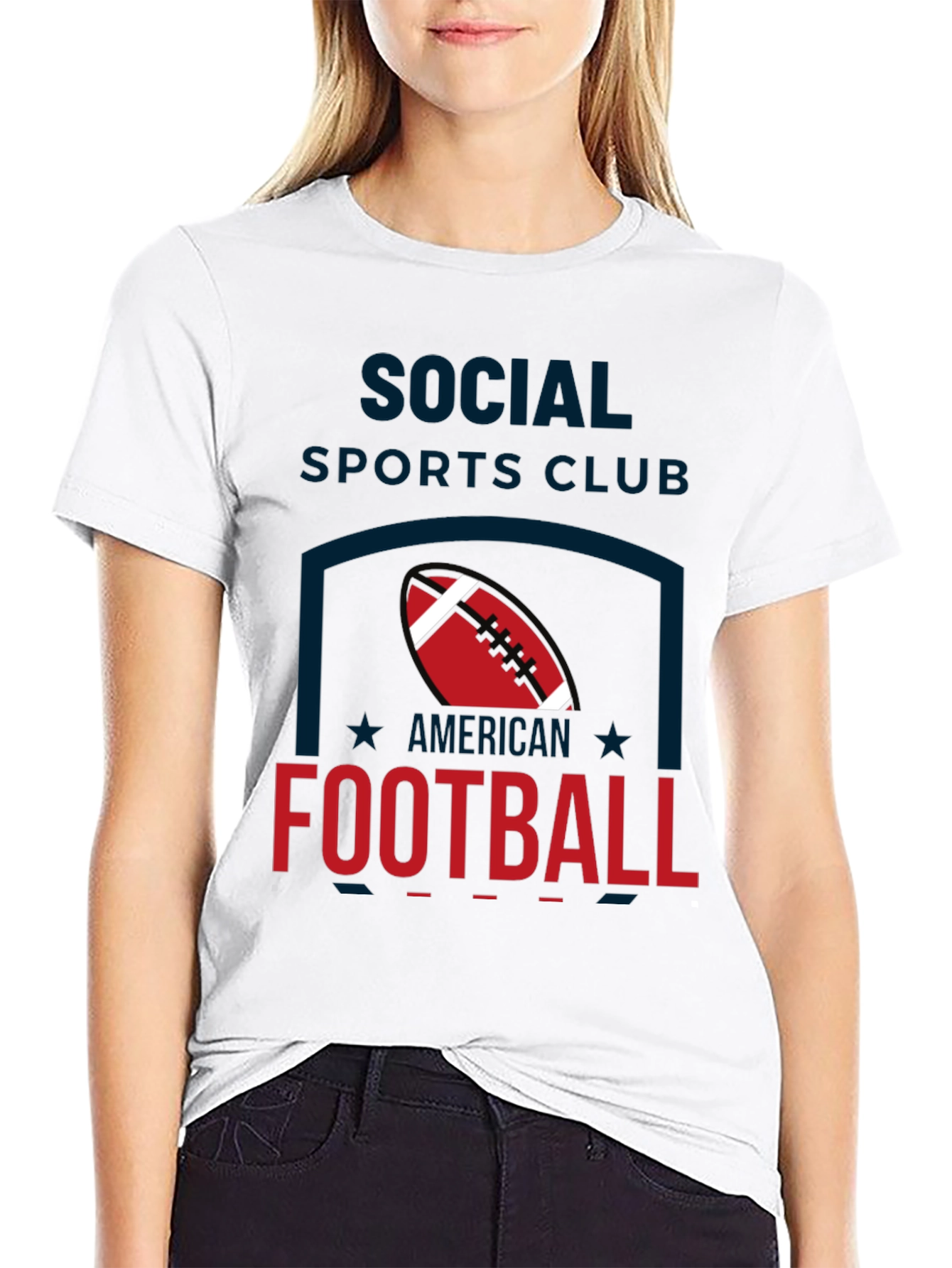 Social Sports Club Football T-Shirt