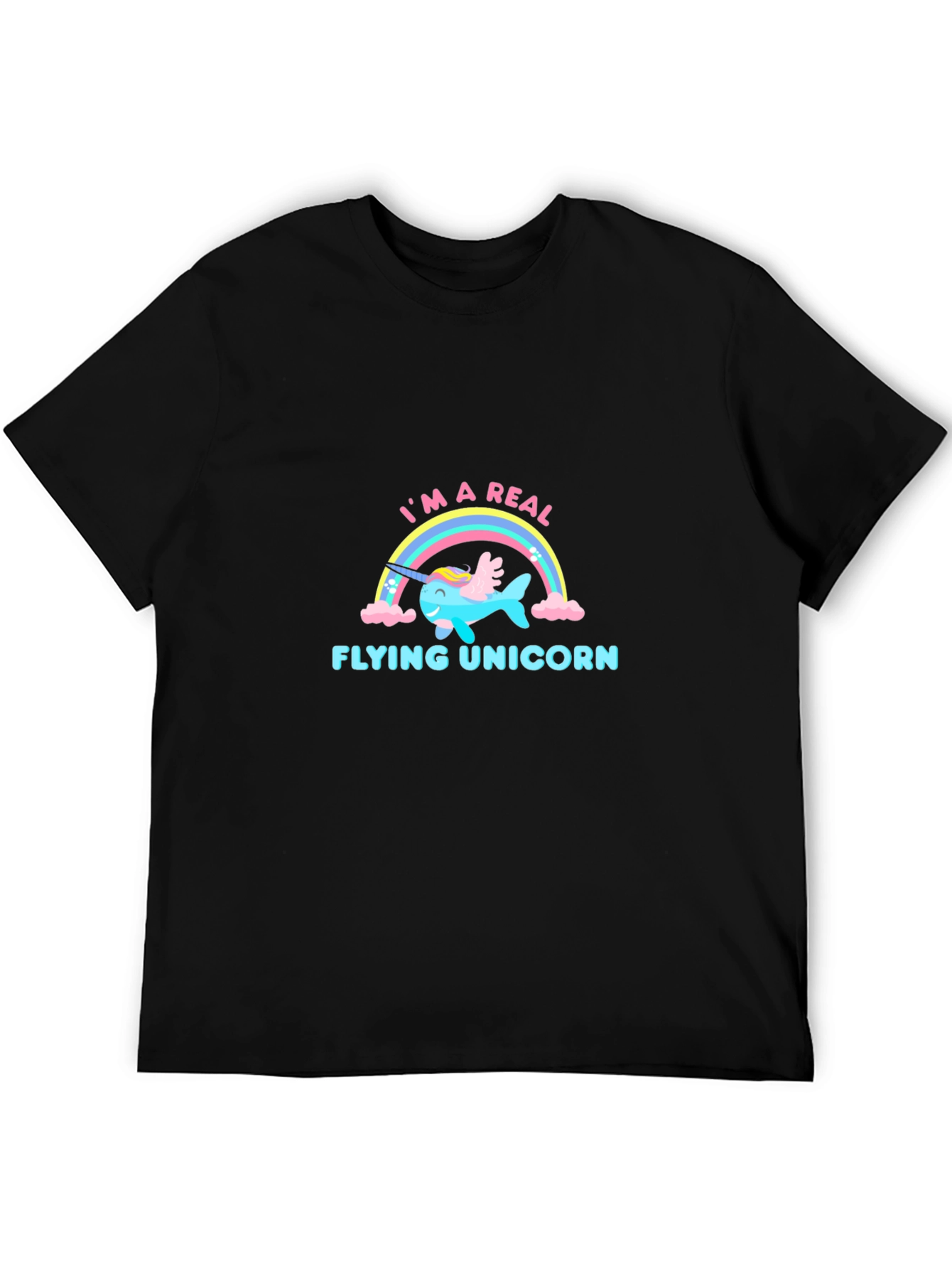 Funny Flying Unicorn Graphic T-Shirt