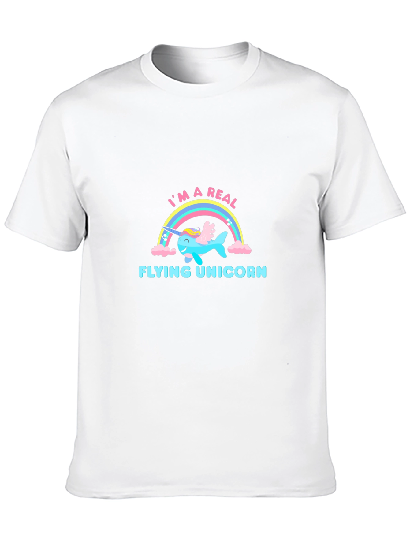 Funny Flying Unicorn Graphic T-Shirt