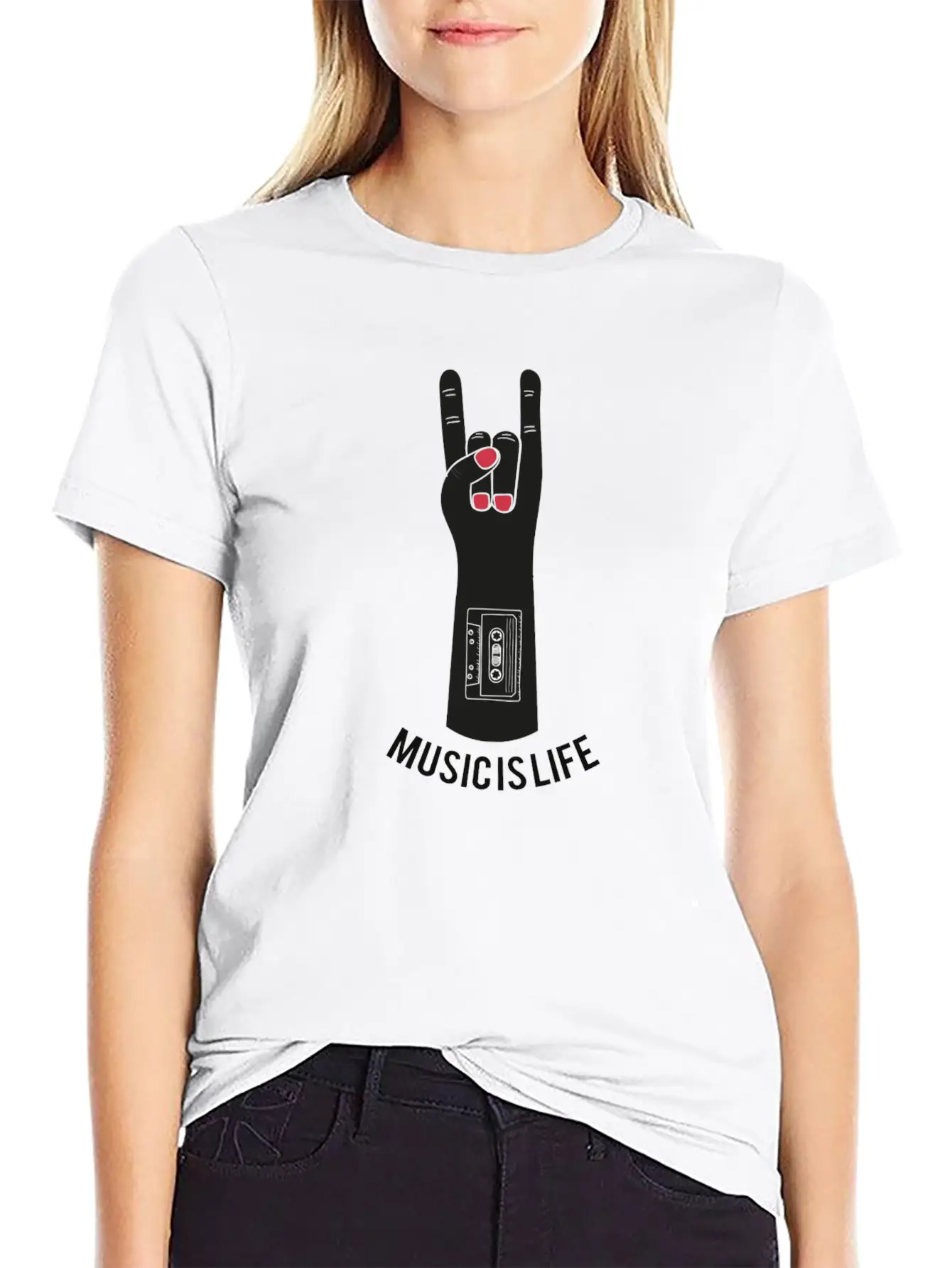 Music Is Life Unisex Casual T-Shirt – Clean Design For Daily Comfort