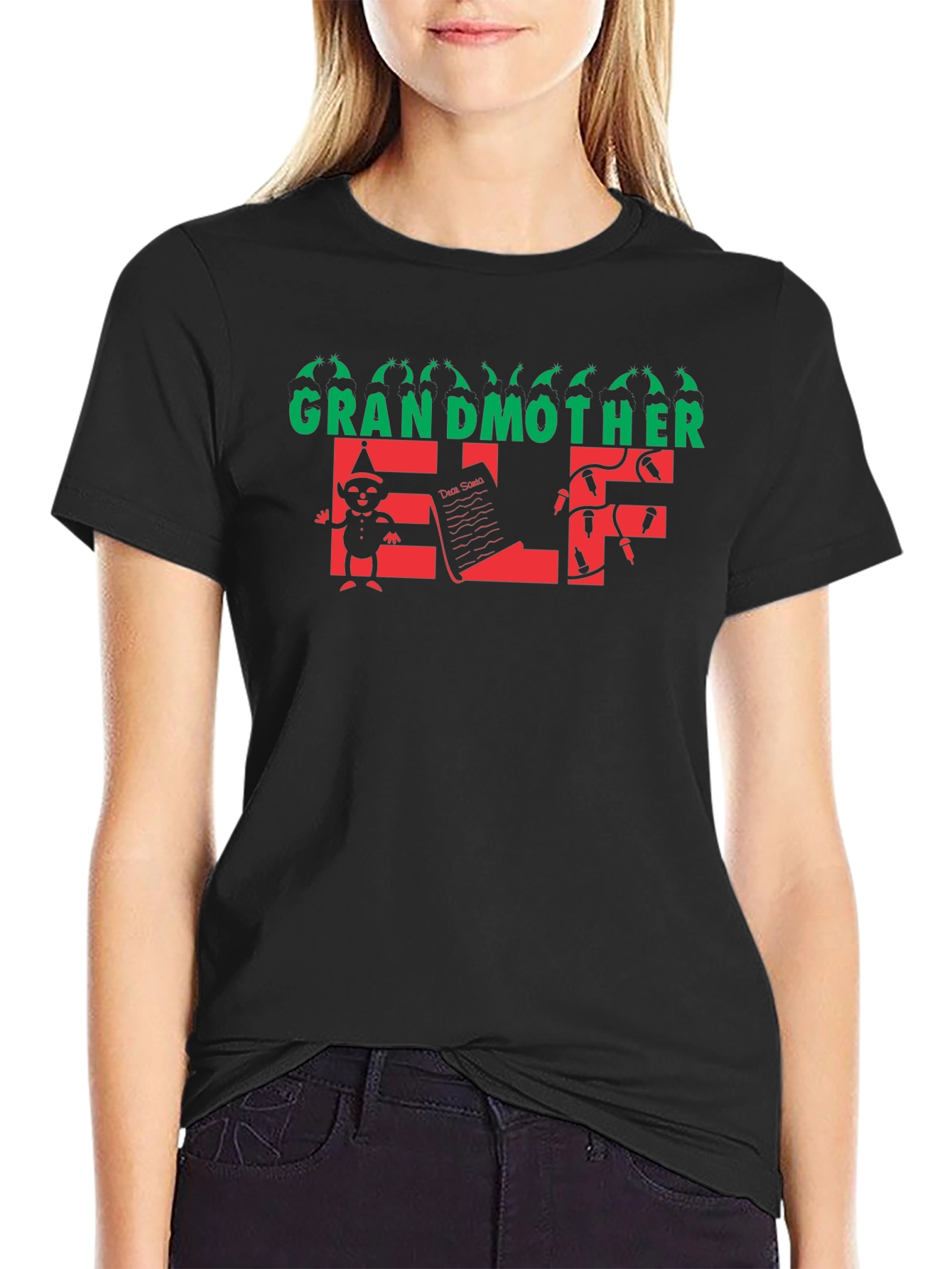 Grandmother Elf Christmas T-Shirt