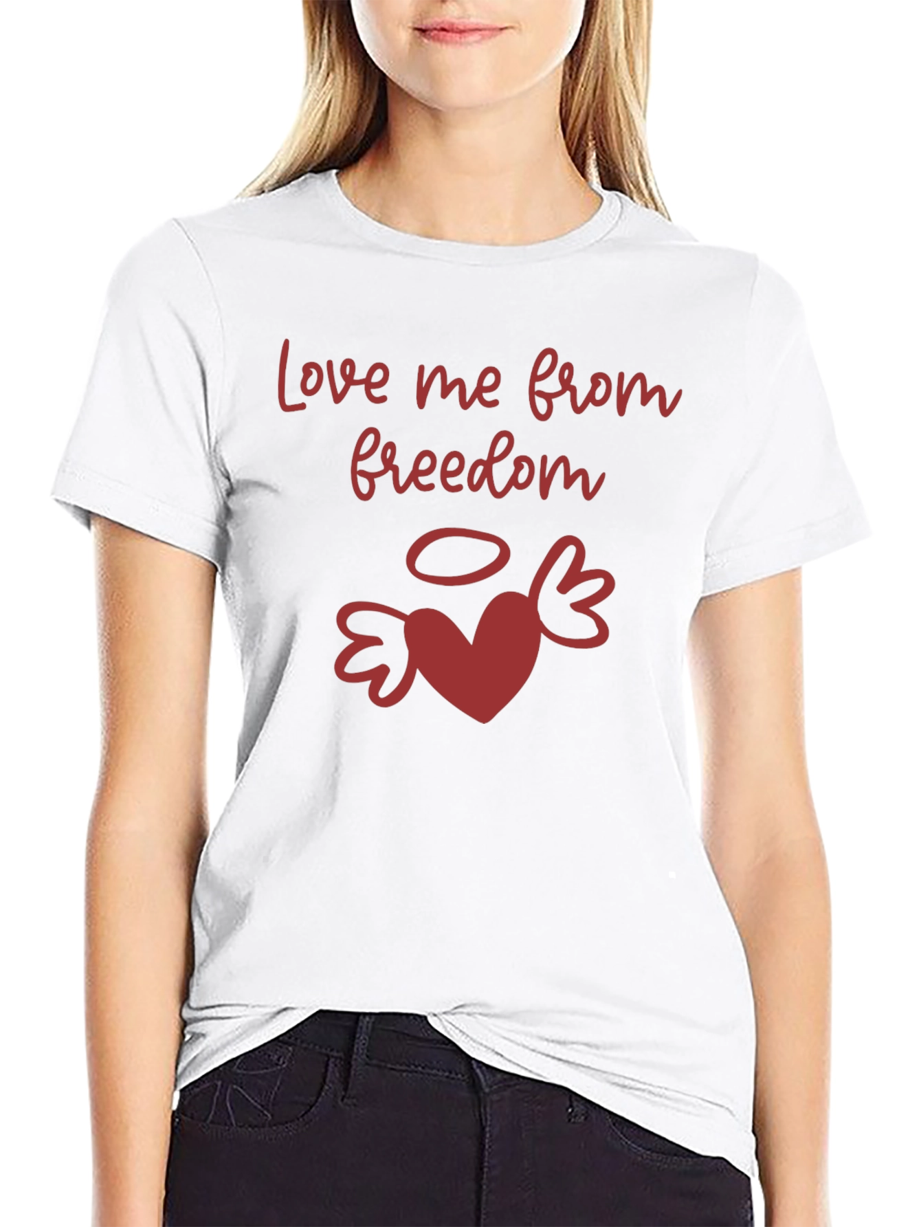 Love Me From Freedom Graphic T-Shirt