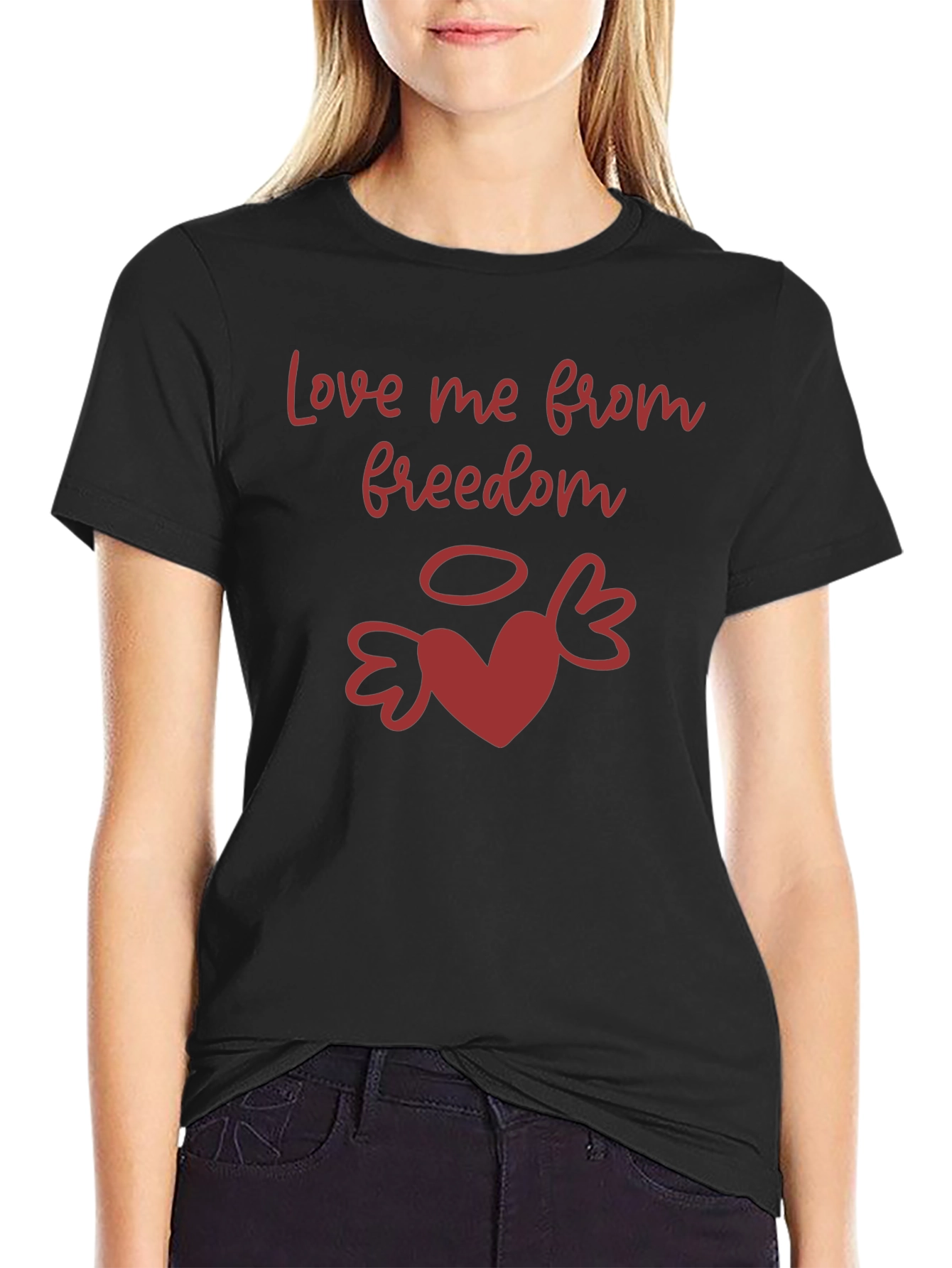 Love Me From Freedom Graphic T-Shirt
