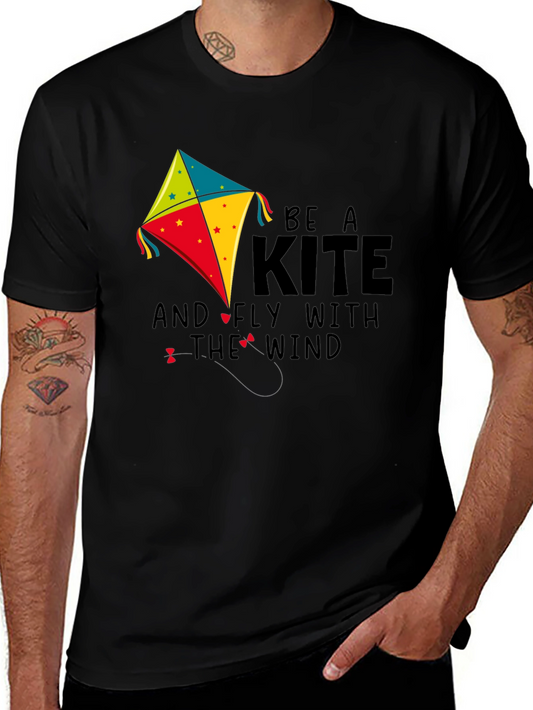 Be a Kite Graphic Tee - Fly With the Wind
