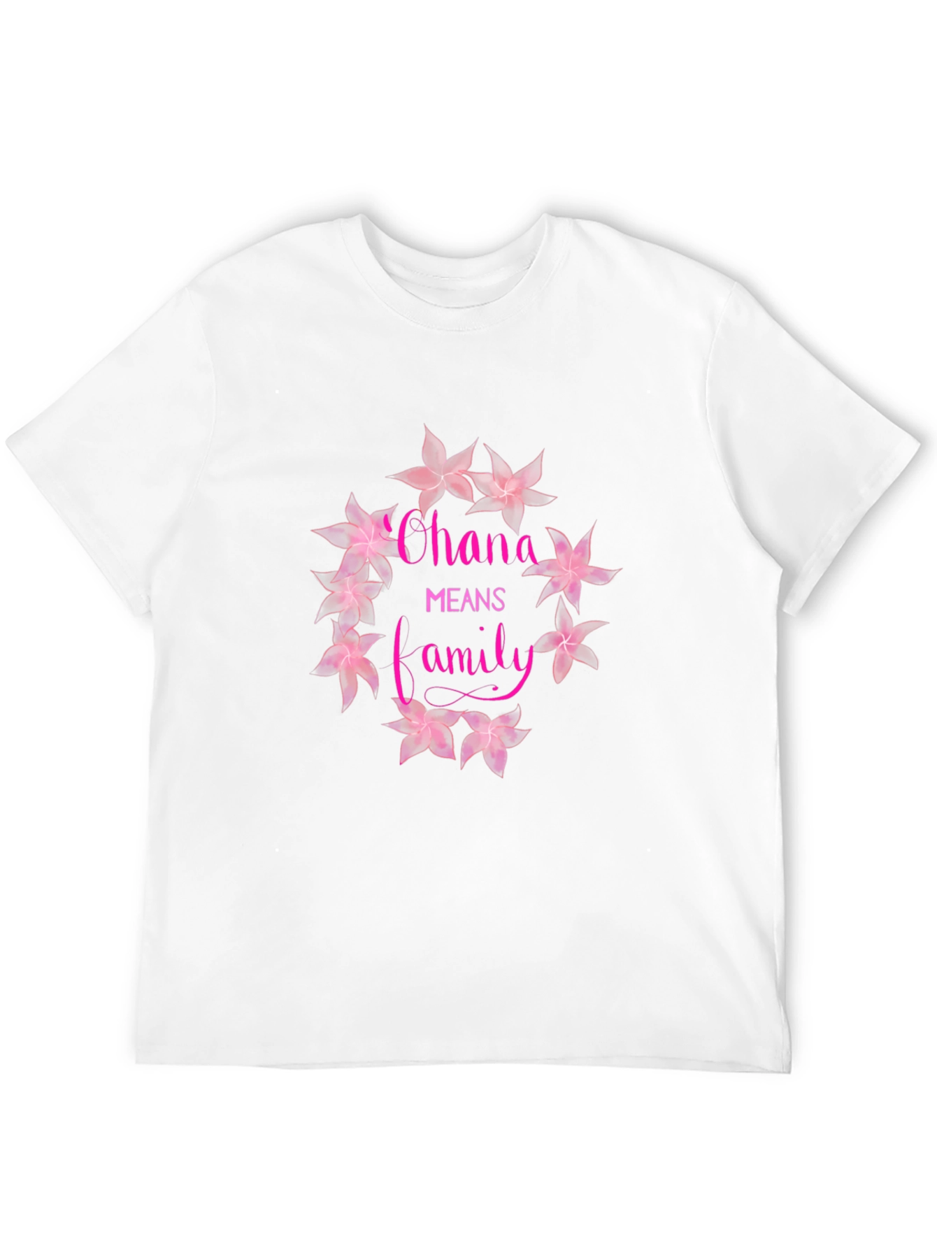 Ohana Means Family Floral T-Shirt