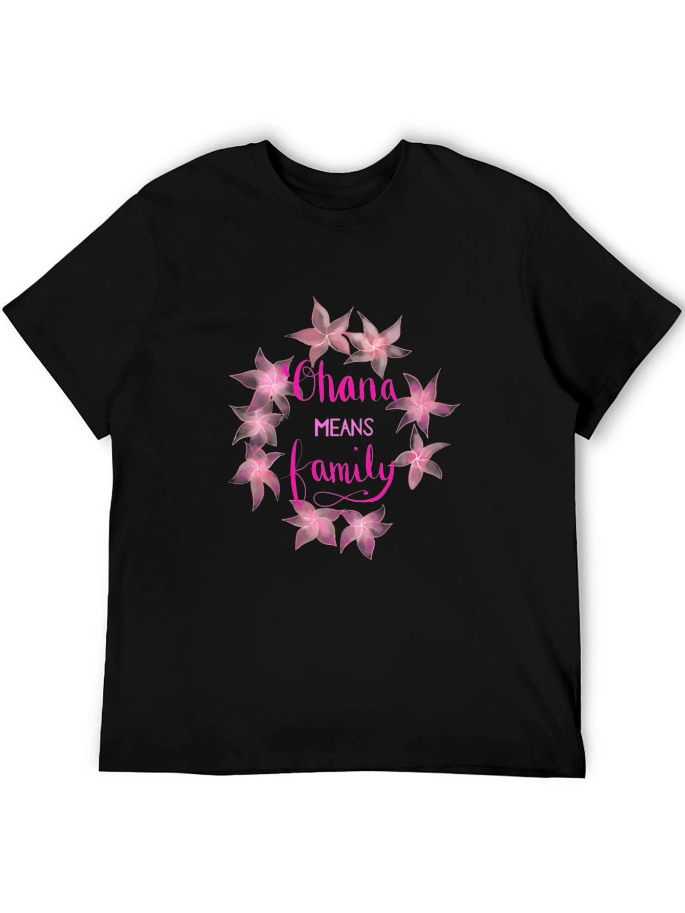 Ohana Means Family Floral T-Shirt