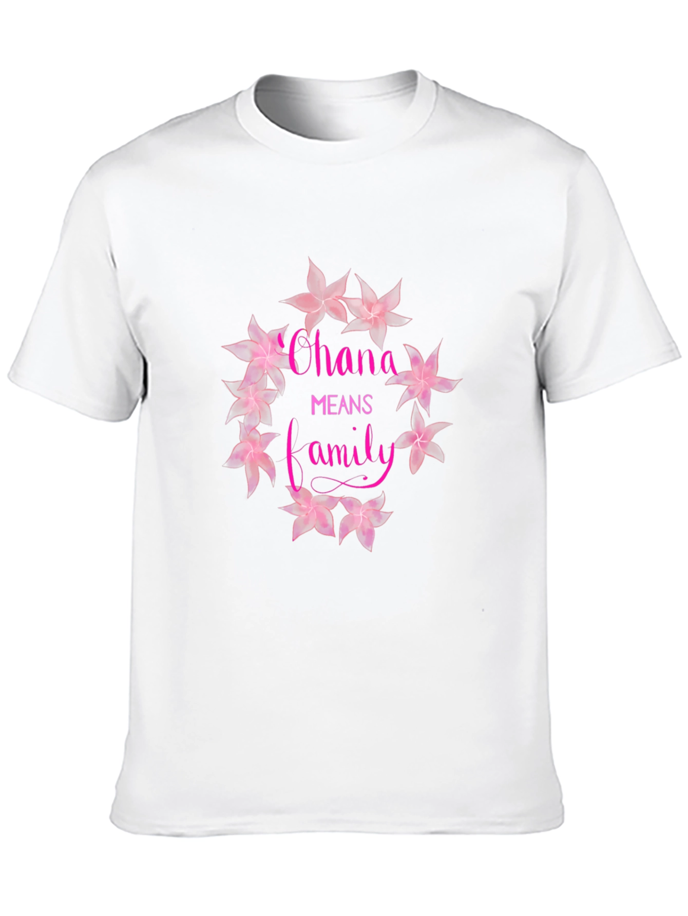 Ohana Means Family Floral T-Shirt