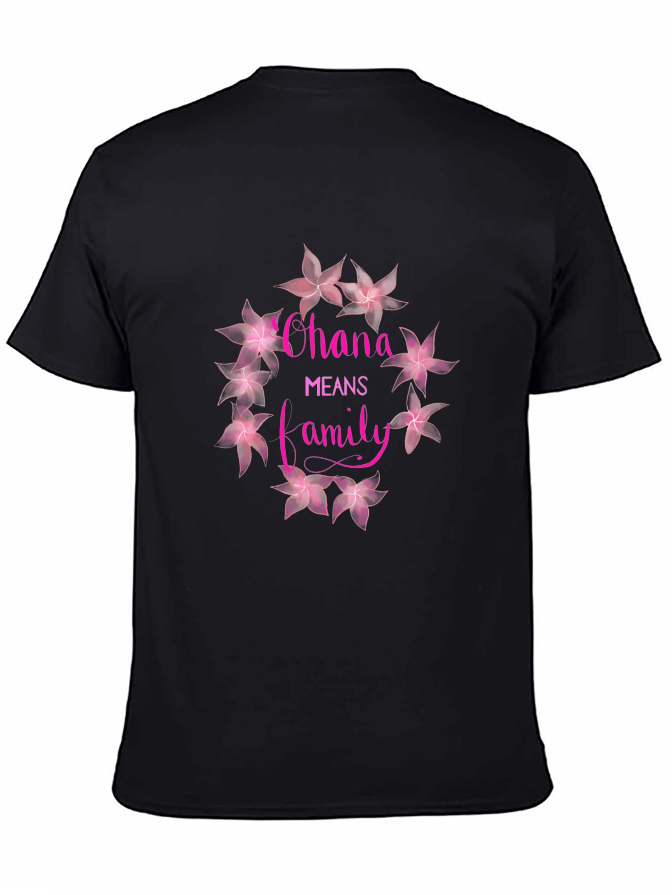 Ohana Means Family Floral T-Shirt