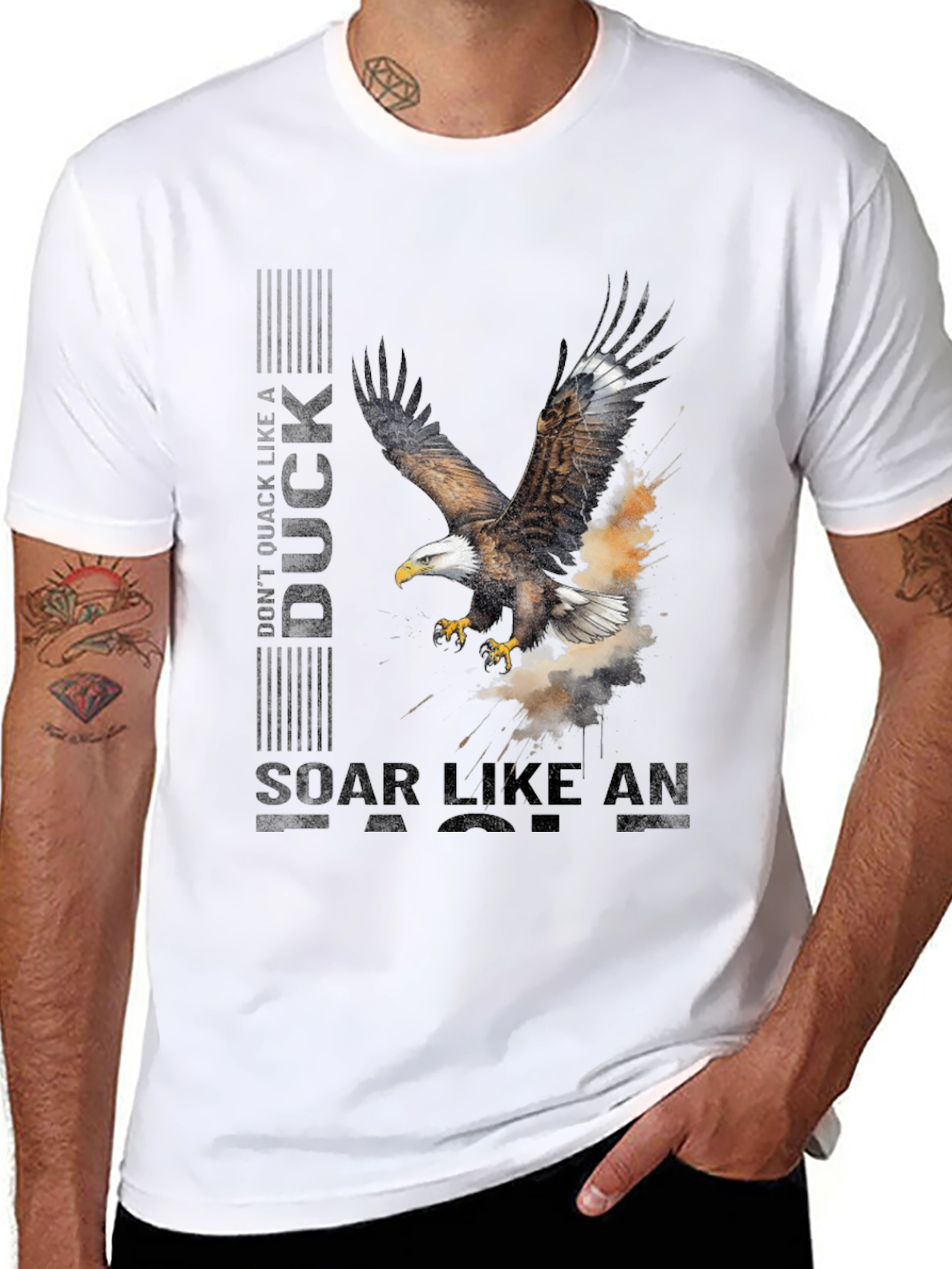 Eagle Soar Graphic Tee - Inspiring Bird Design
