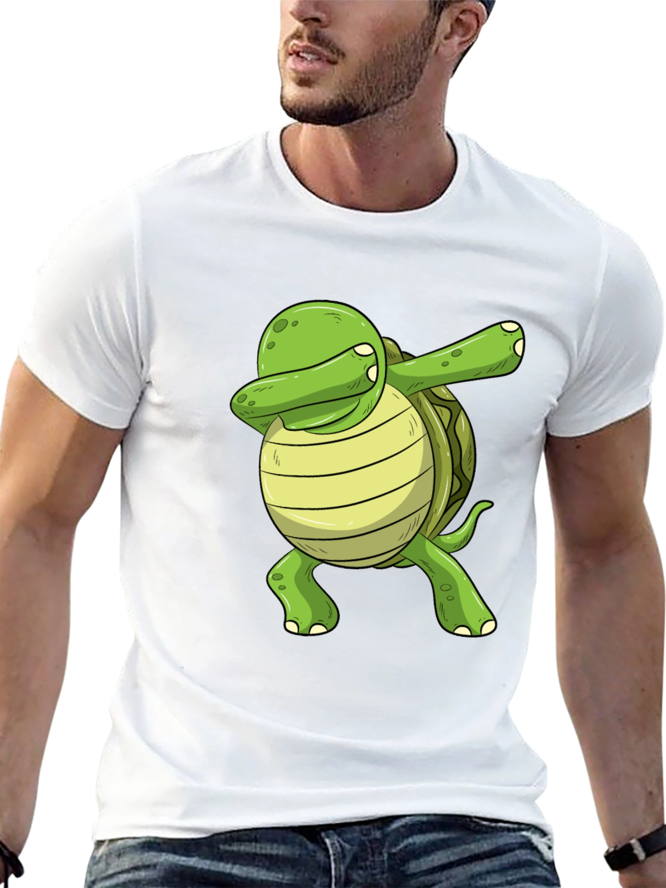 Dabbing Turtle Graphic Tee - Trendy & Fun!
