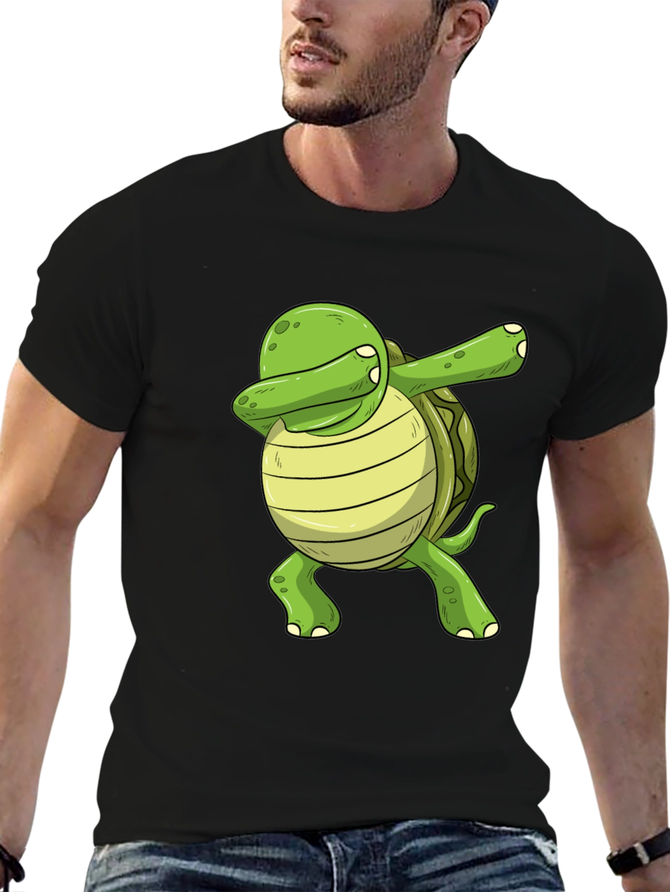 Dabbing Turtle Graphic Tee - Trendy & Fun!