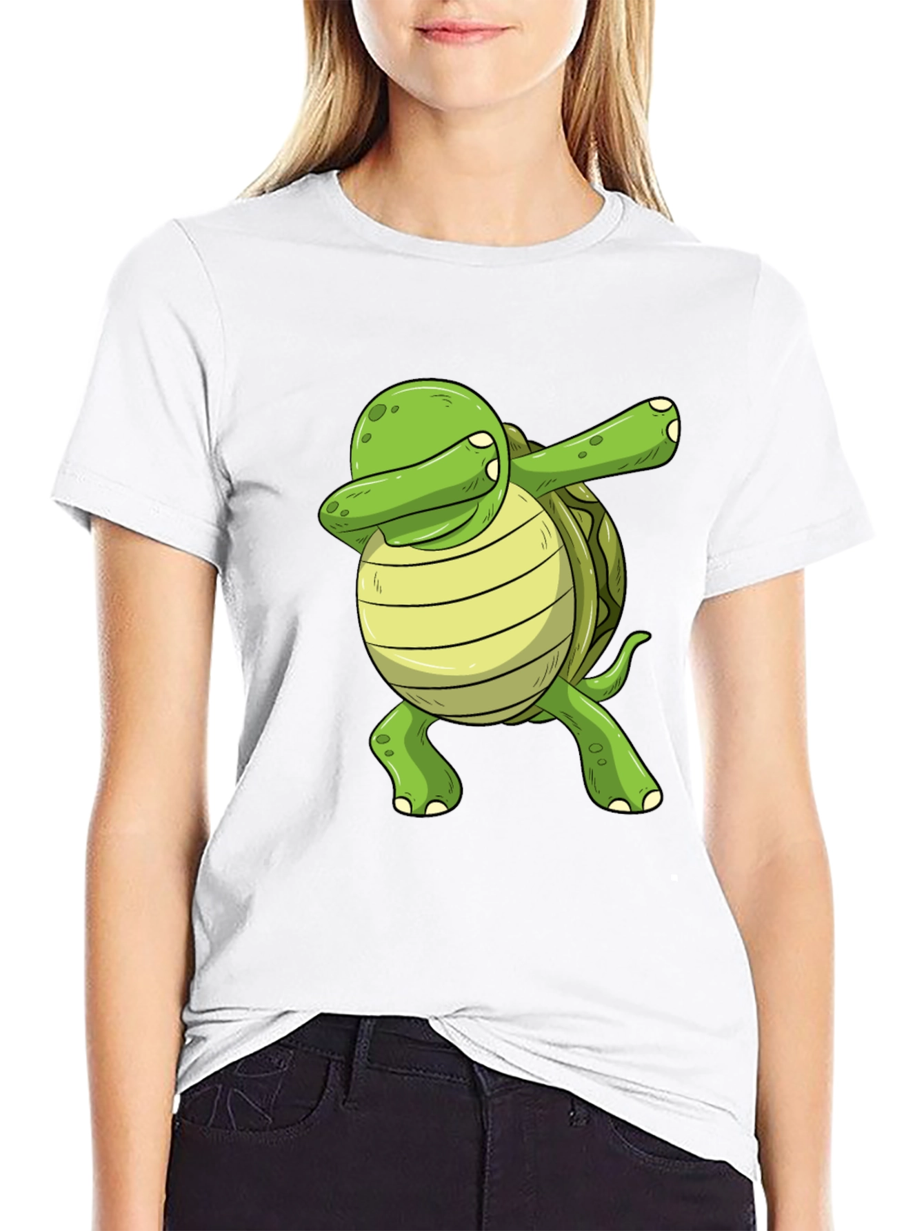 Dabbing Turtle Graphic Tee - Trendy & Fun!