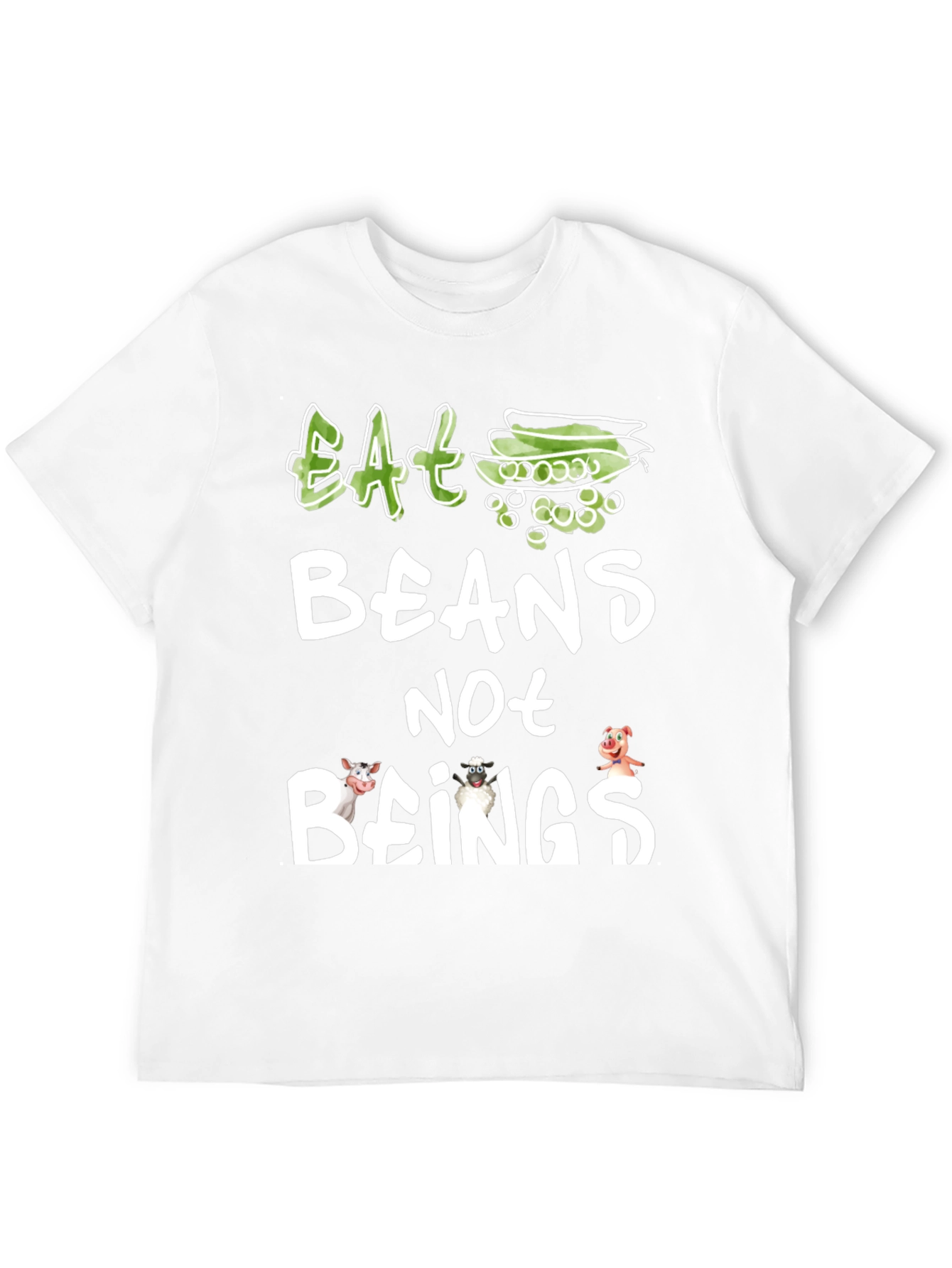 Eat Beans Not Beings Vegan T-Shirt