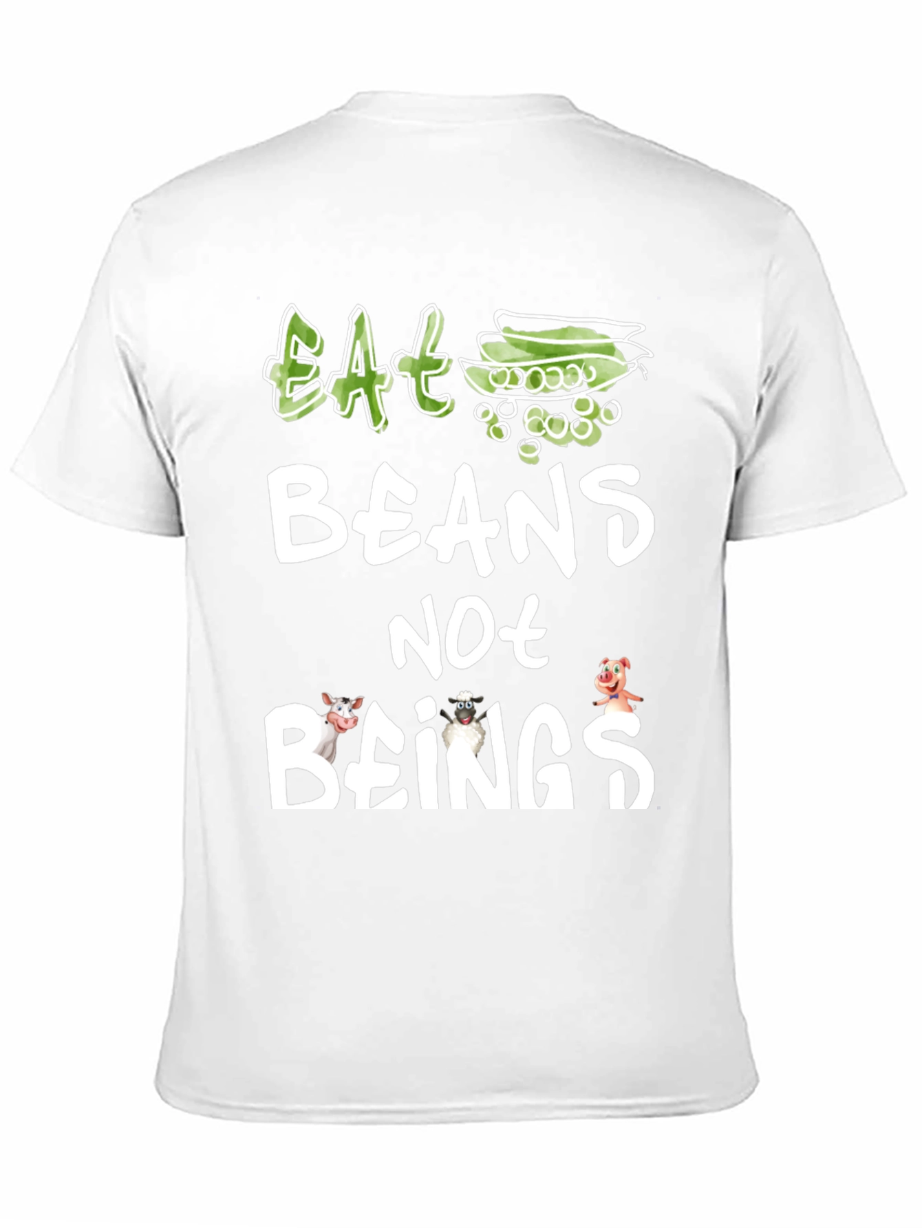 Eat Beans Not Beings Vegan T-Shirt