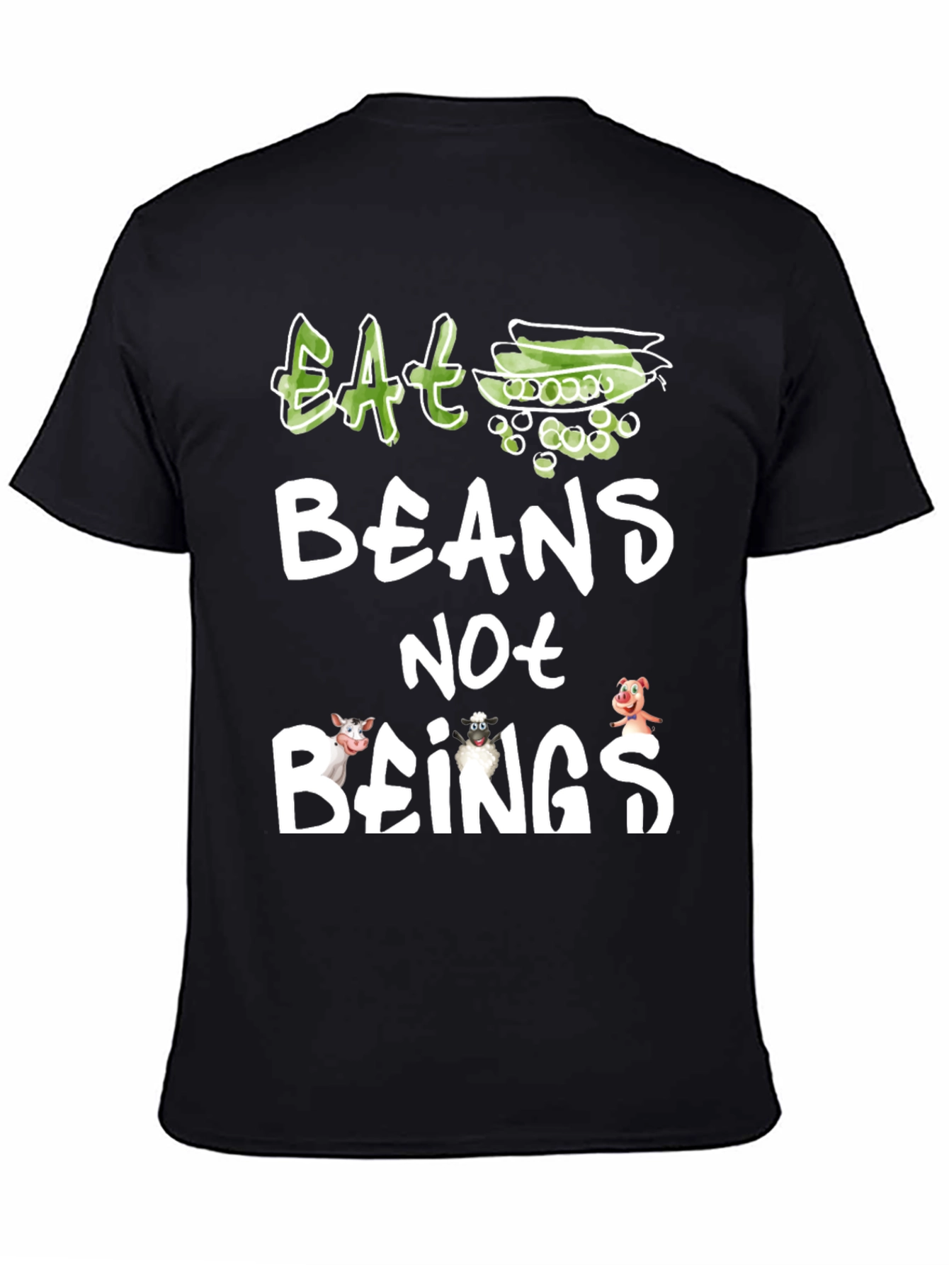 Eat Beans Not Beings Vegan T-Shirt