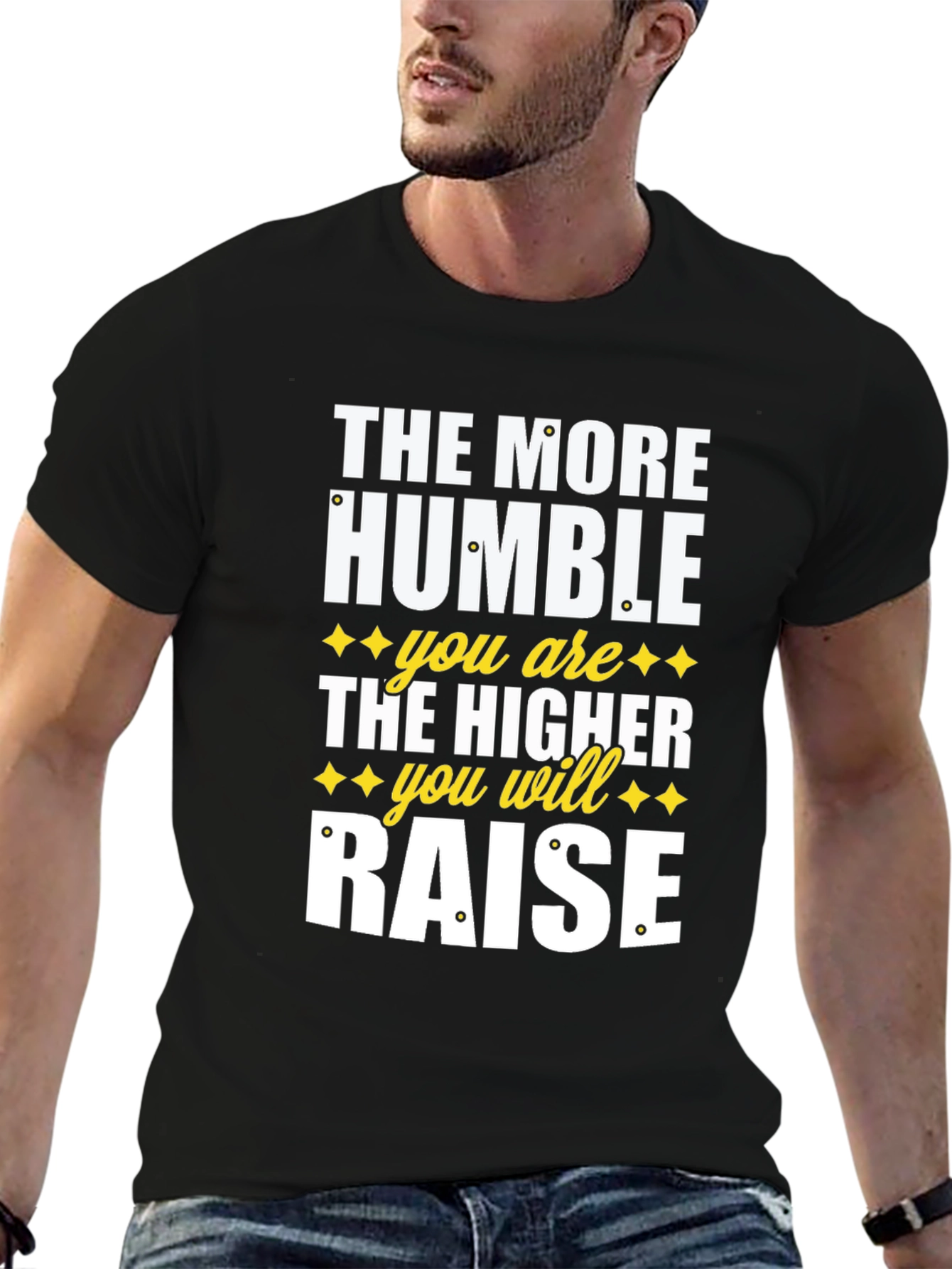 Humble Raise Graphic T-Shirt - Inspirational Design