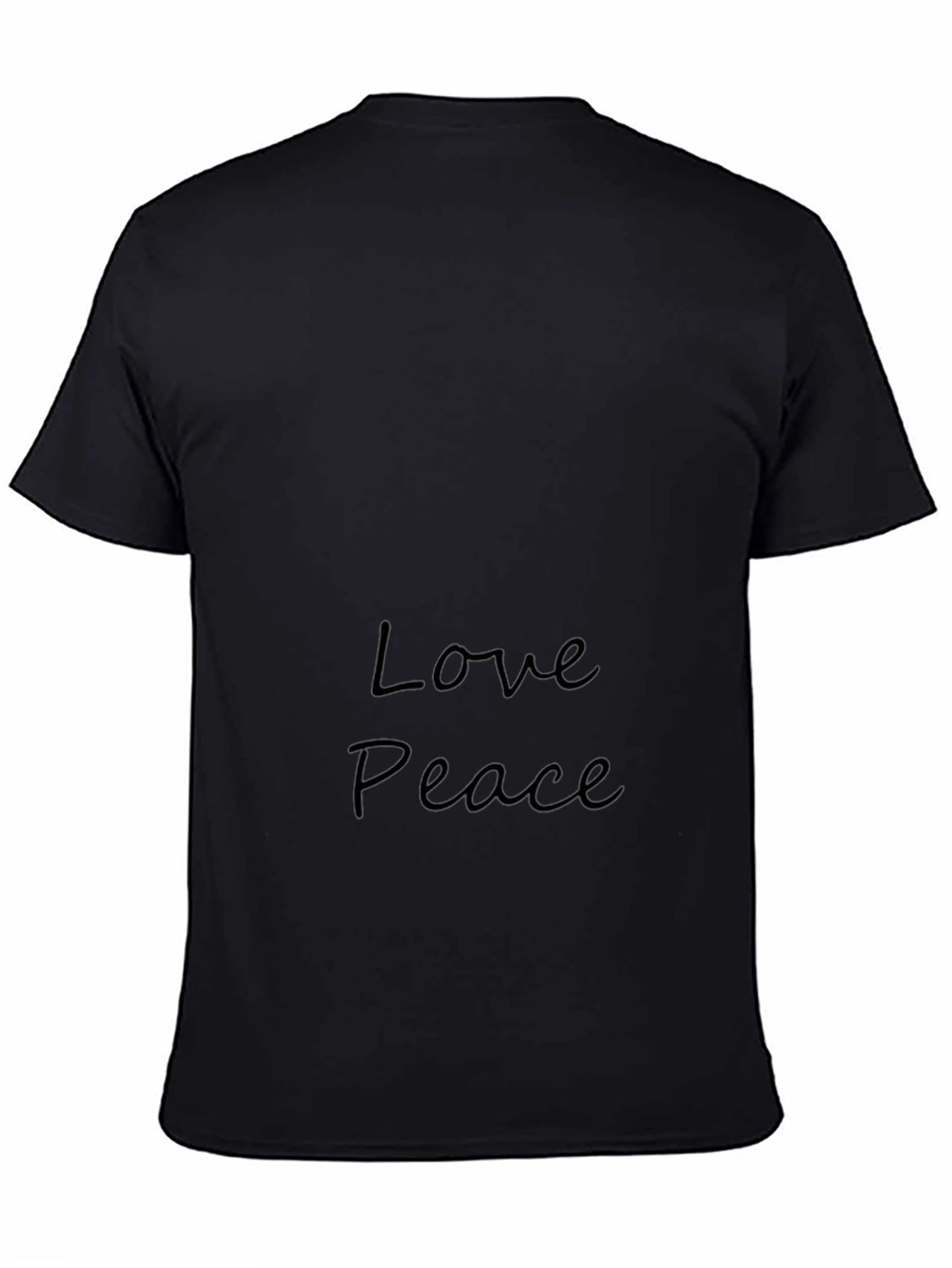Love & Peace Black T-Shirt