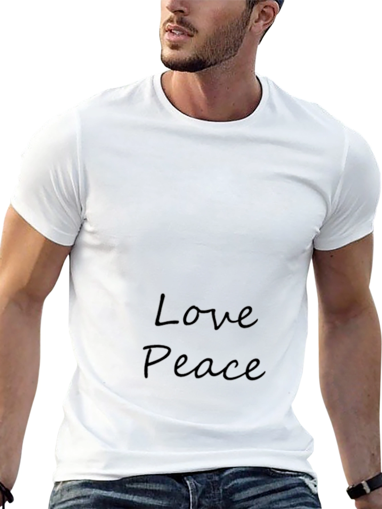 Love & Peace Black T-Shirt