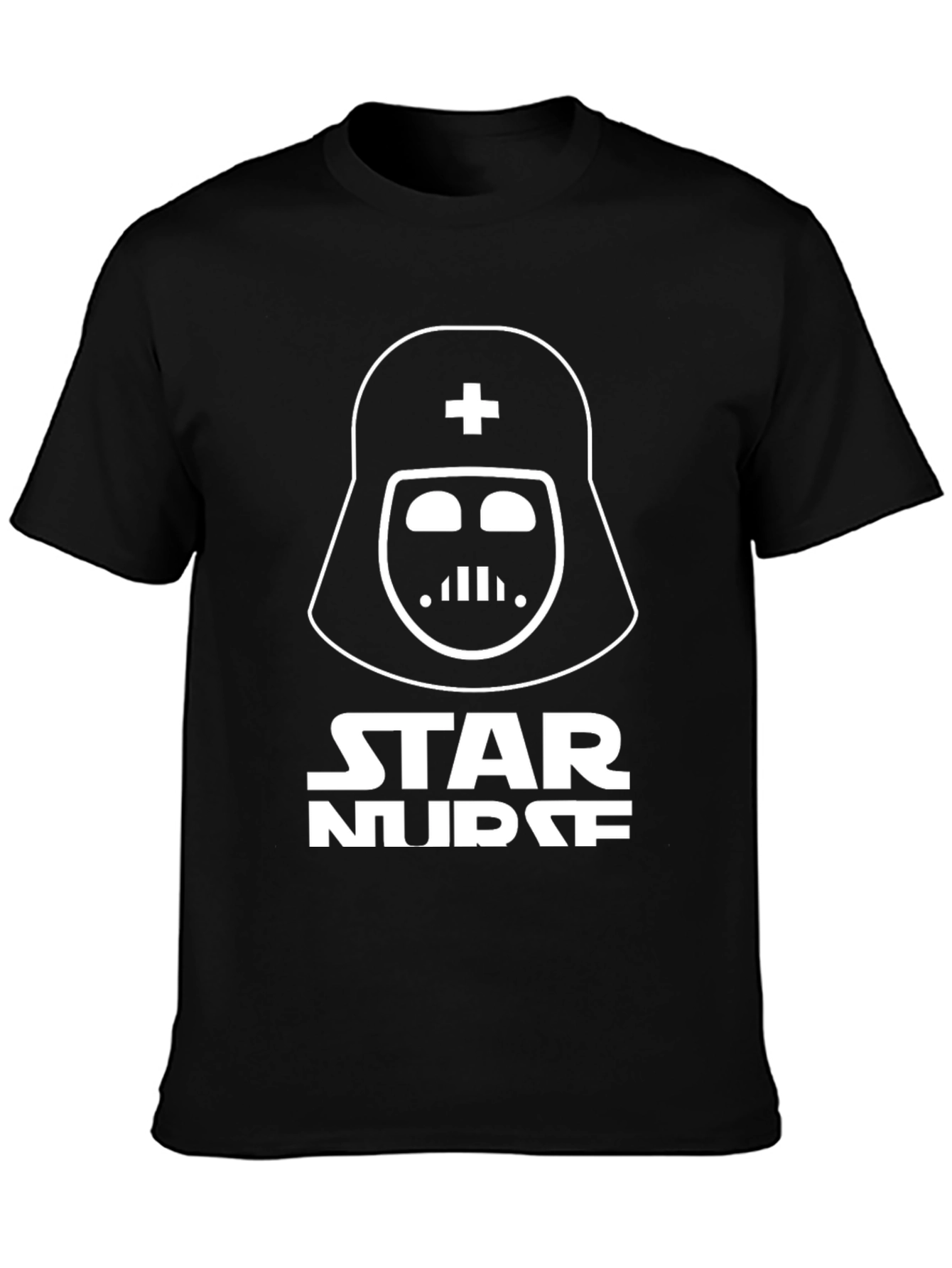 Star Nurse T-Shirt Darth Vader Design