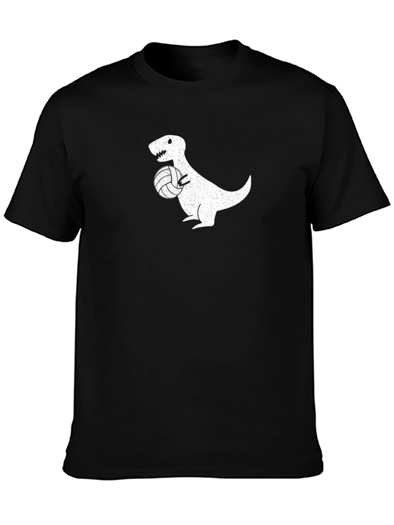Dino Volleyball T-Shirt - Black