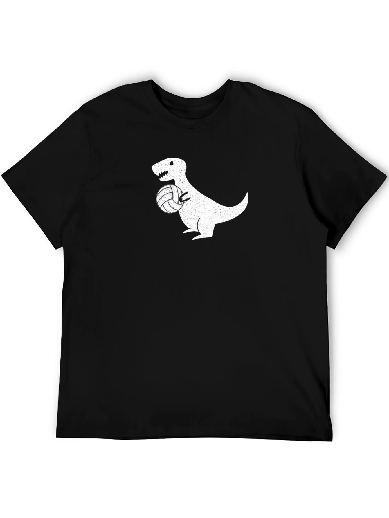 Dino Volleyball T-Shirt - Black