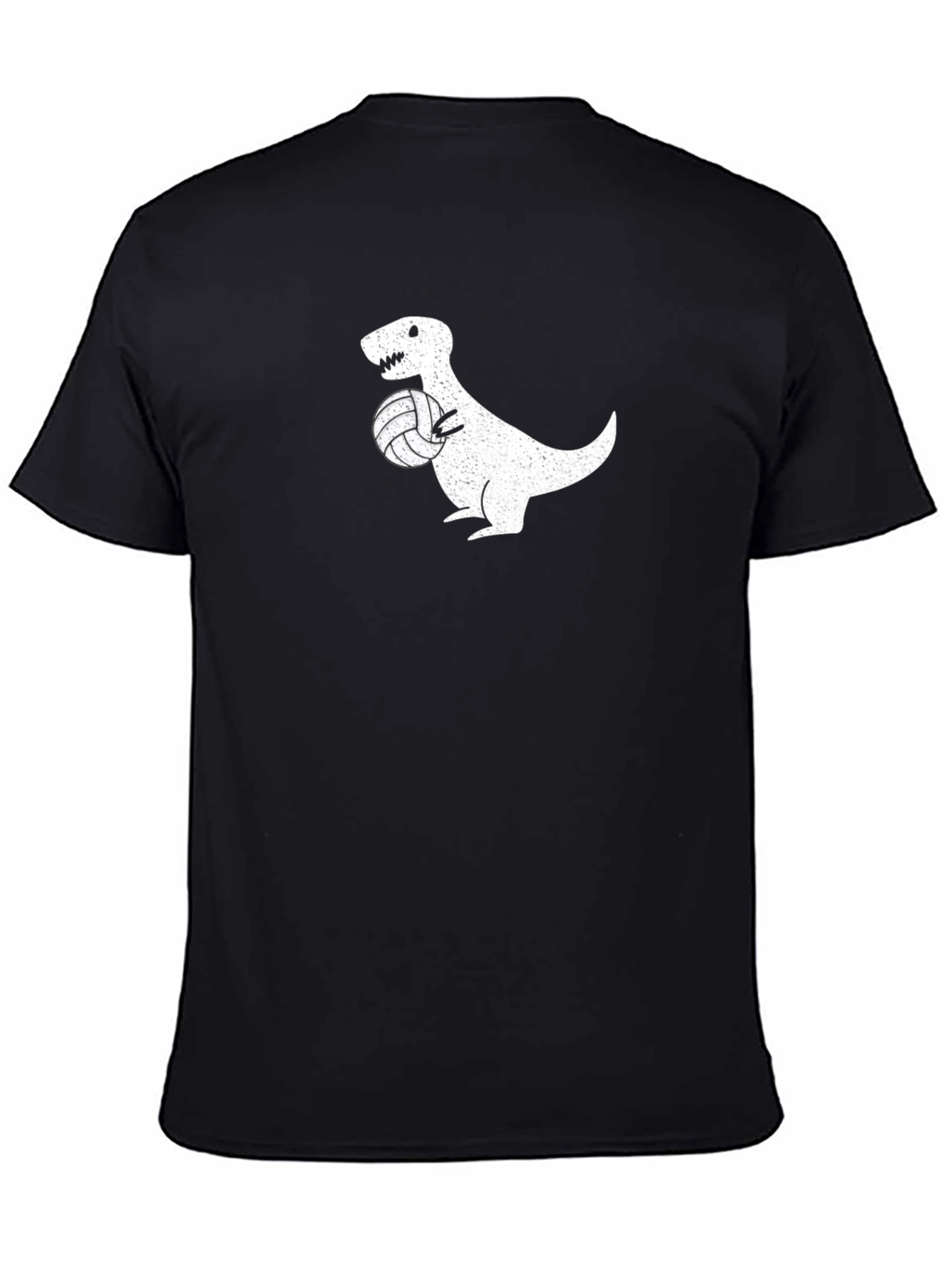 Dino Volleyball T-Shirt - Black